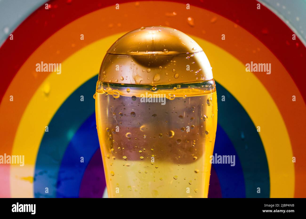 Suntan oil in a bottle. Body lotion, tanning oil or after tanning oils