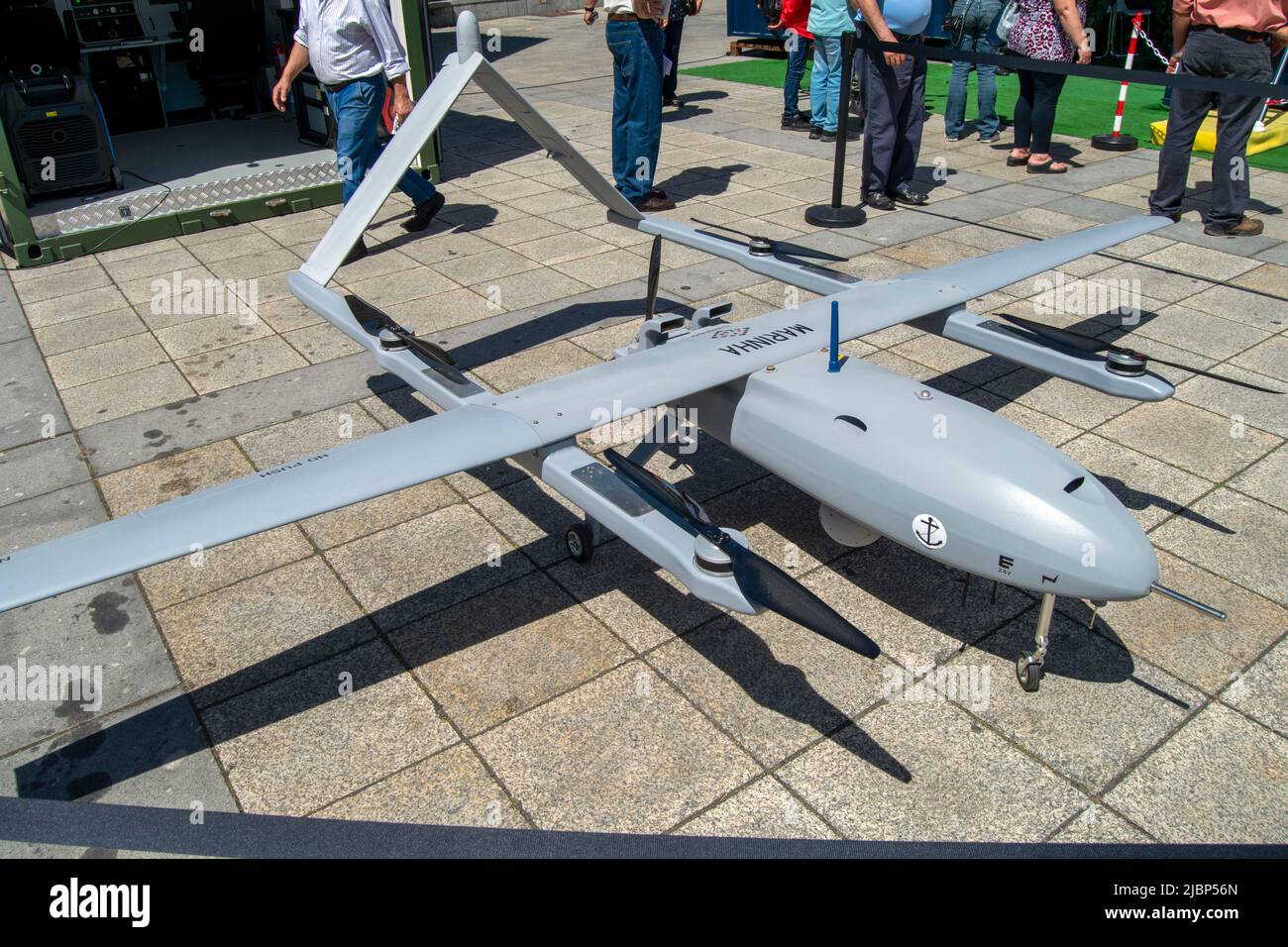 Military drones used for terrain recognition and tactical offensive