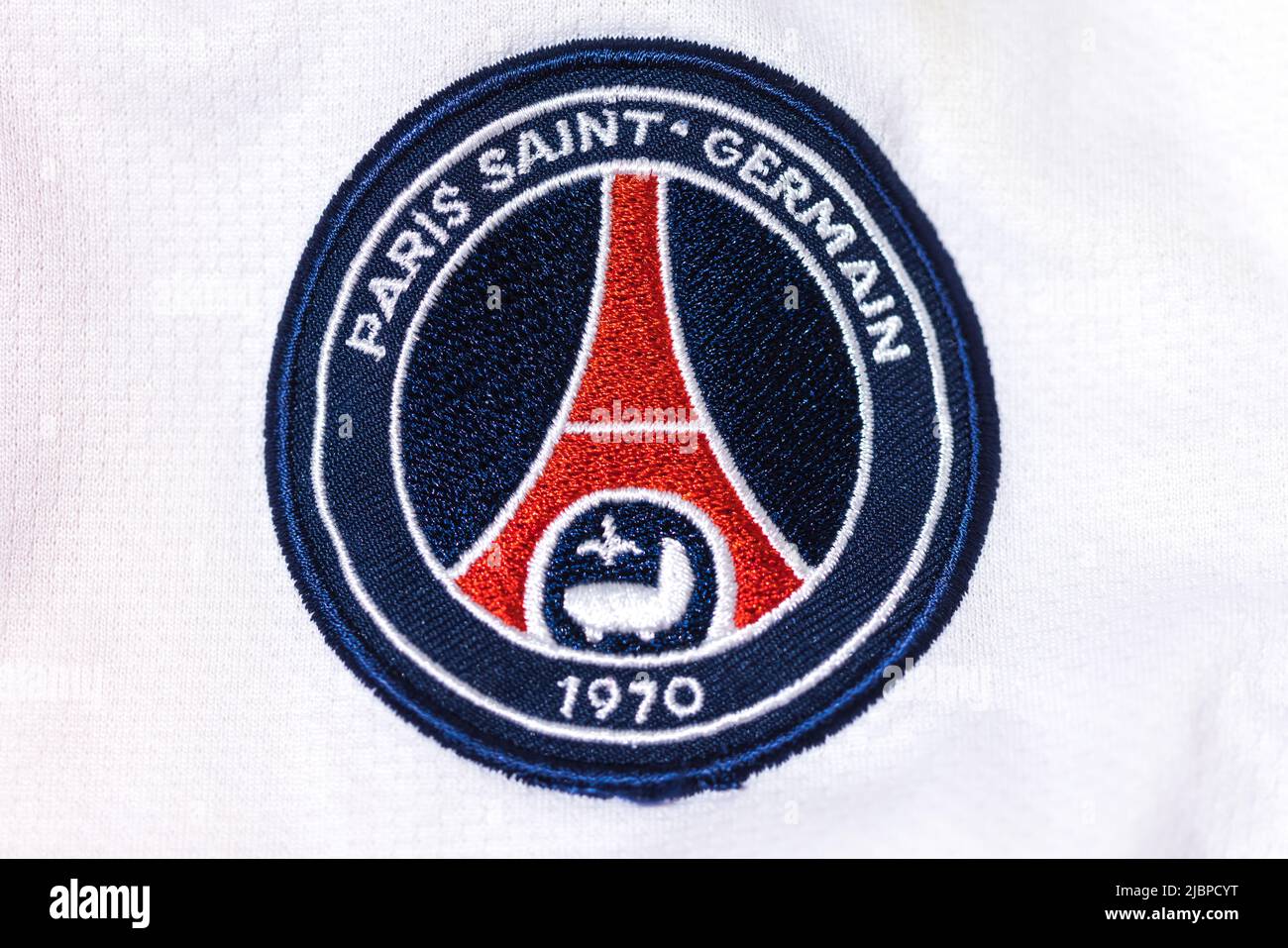 Paris Saint-Germain F.C. France Ligue 1 Cycling jersey Football player,  nike, blue, text, logo png