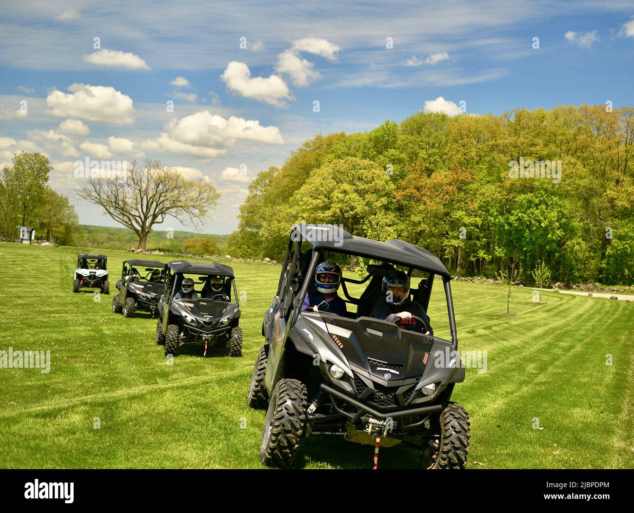 UTV (Utility Terrain Vehicles) 4x4 being driven offroad at Road