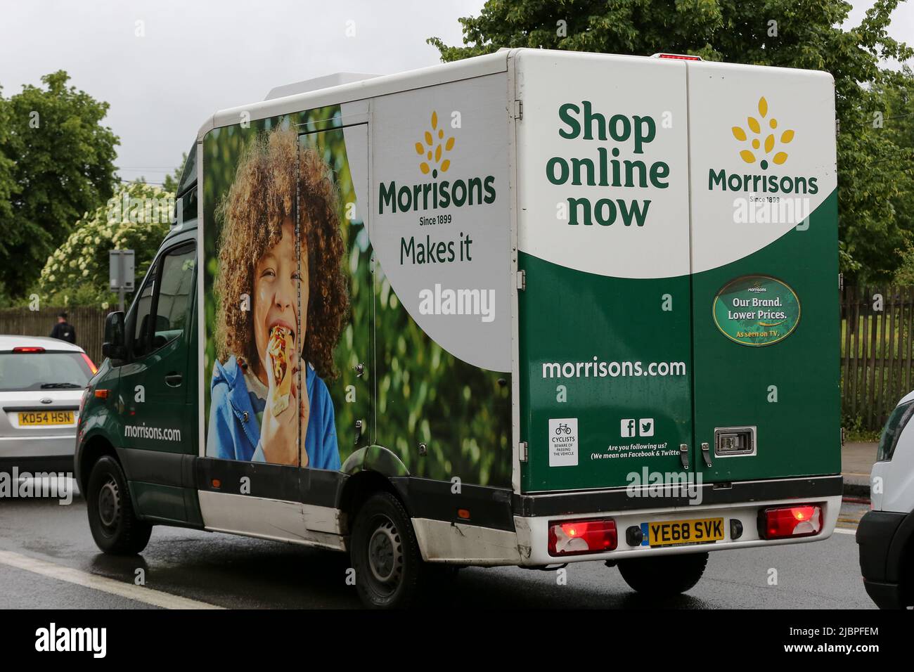 Morrisons van hi-res stock photography and images - Alamy
