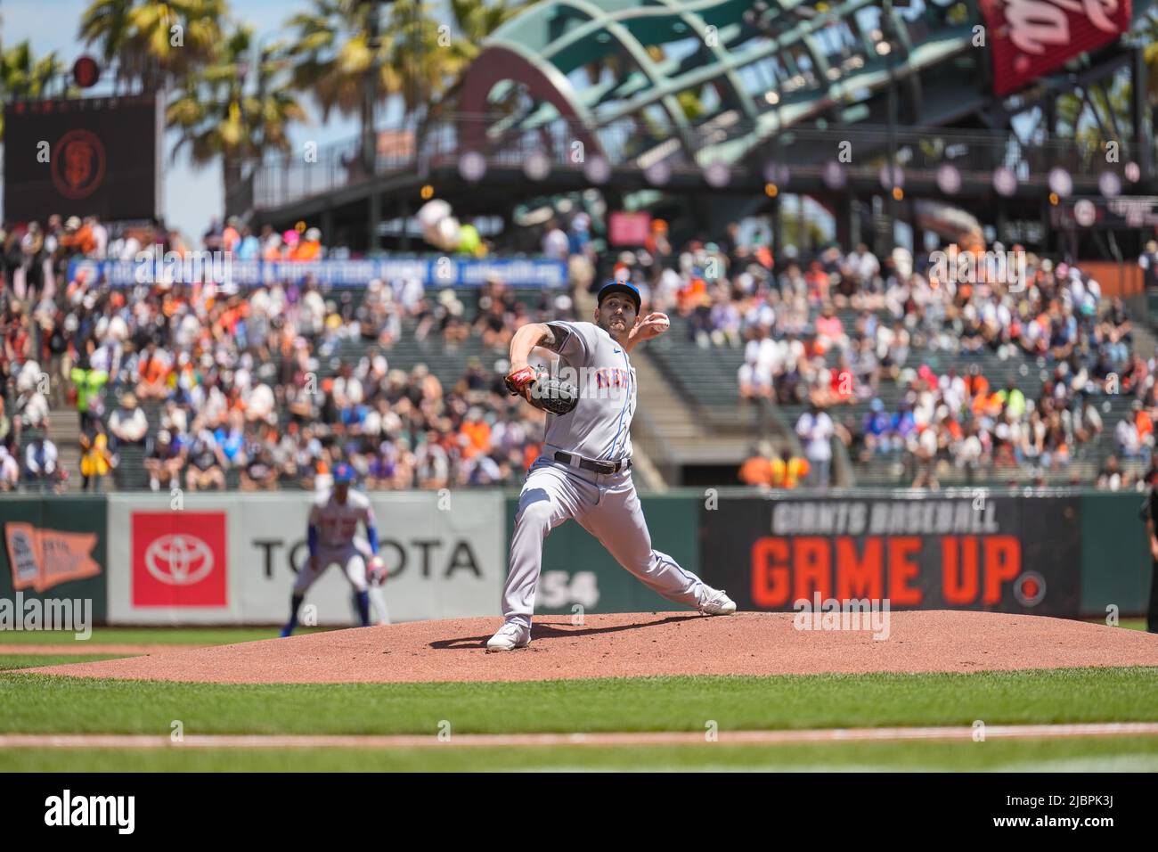 New York Mets Pitcher Thomas Szapucki (63) throws a pitch during an MLB