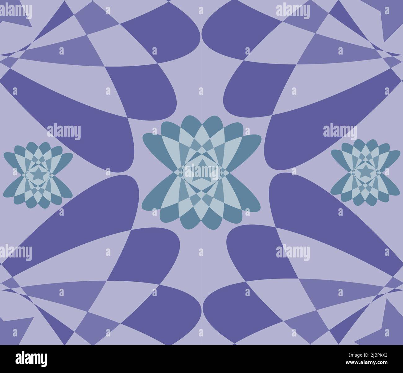 Blue abstract seamless surface pattern repeat with smaller green ...
