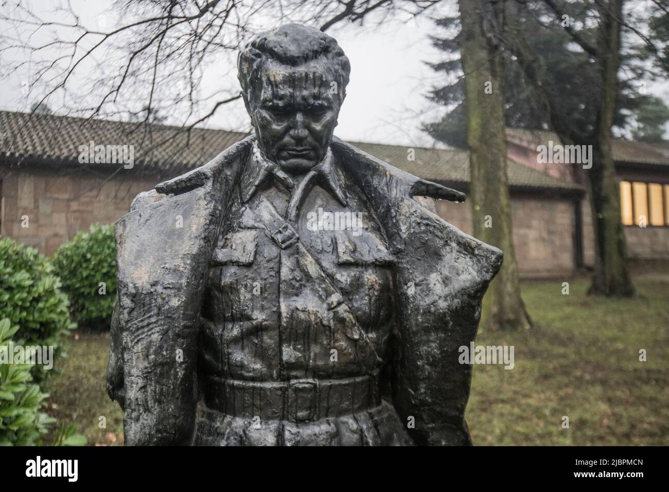 Josip Broz Tito sculpture. Museum of Yugoslavia. Belgrade, Serbia Stock Photo