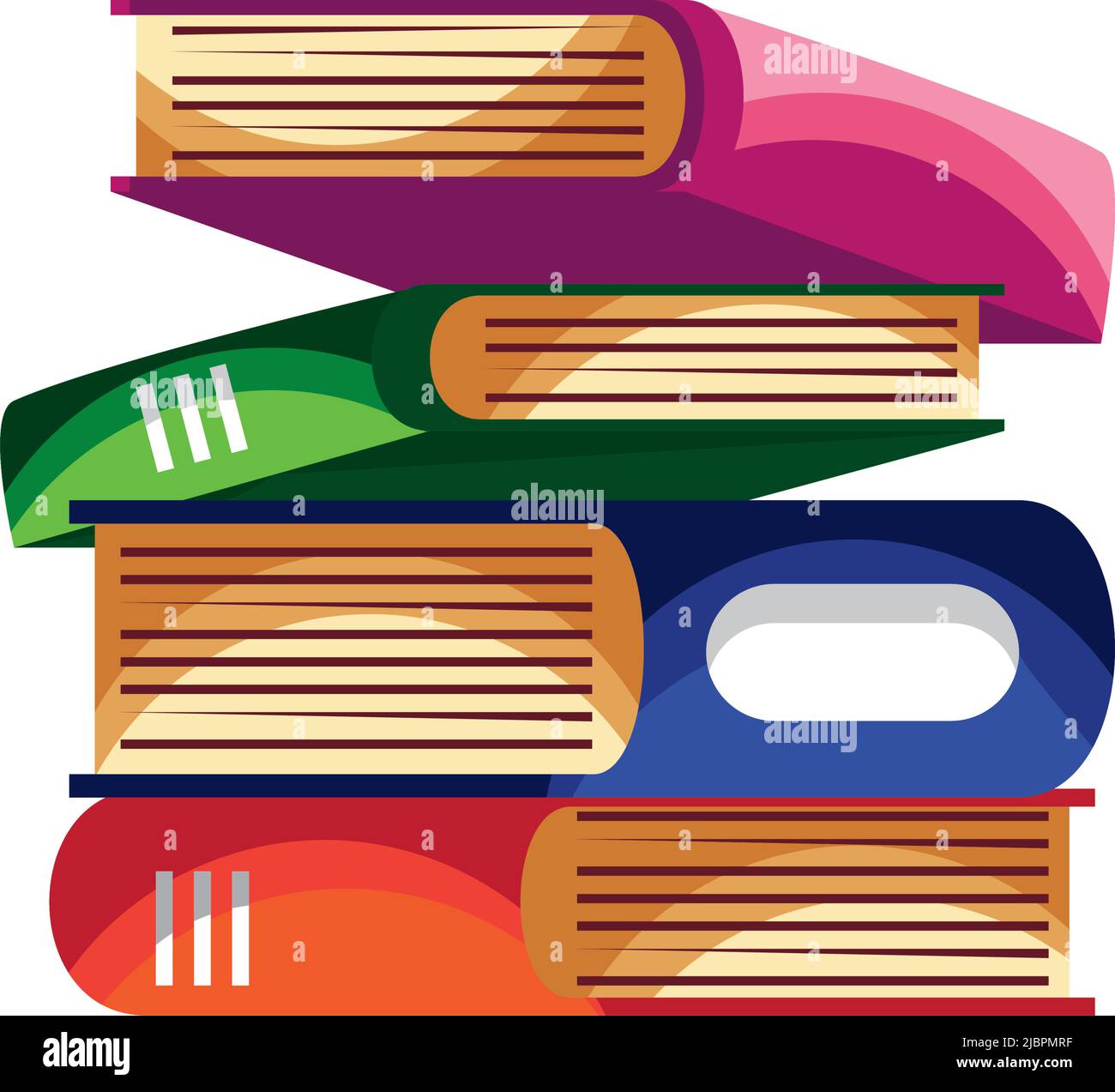 stack of books Stock Vector Image & Art - Alamy