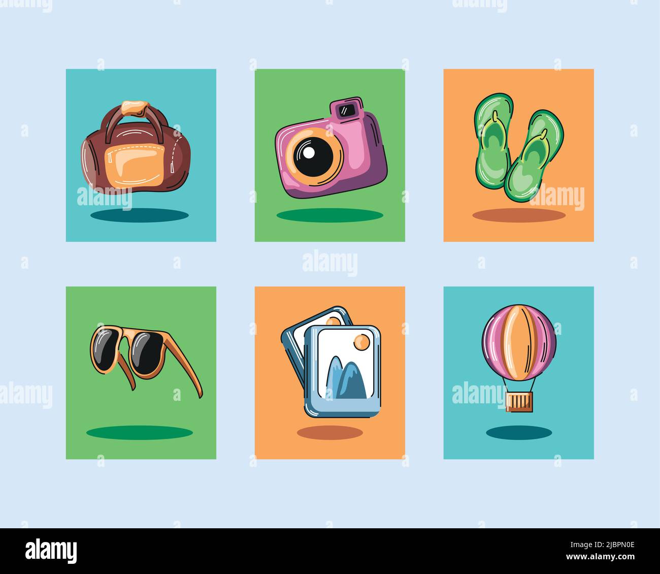set of trip and travel Stock Vector Image & Art - Alamy