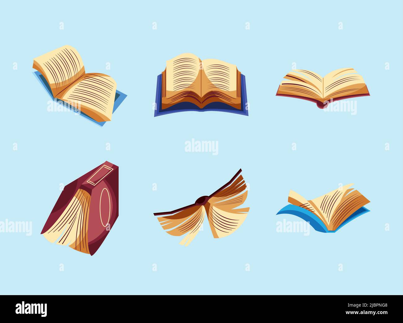 icons open books Stock Vector Image & Art - Alamy