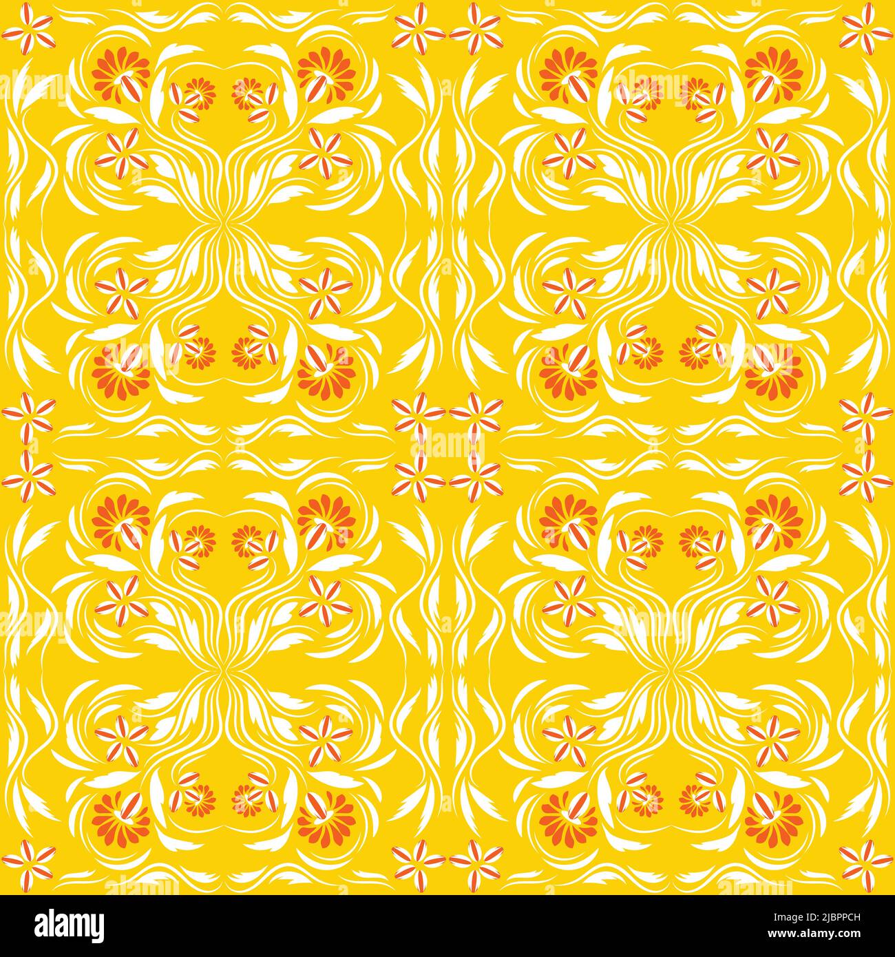 Folk flowers print Floral pattern Ethnic art Stock Vector Image & Art ...