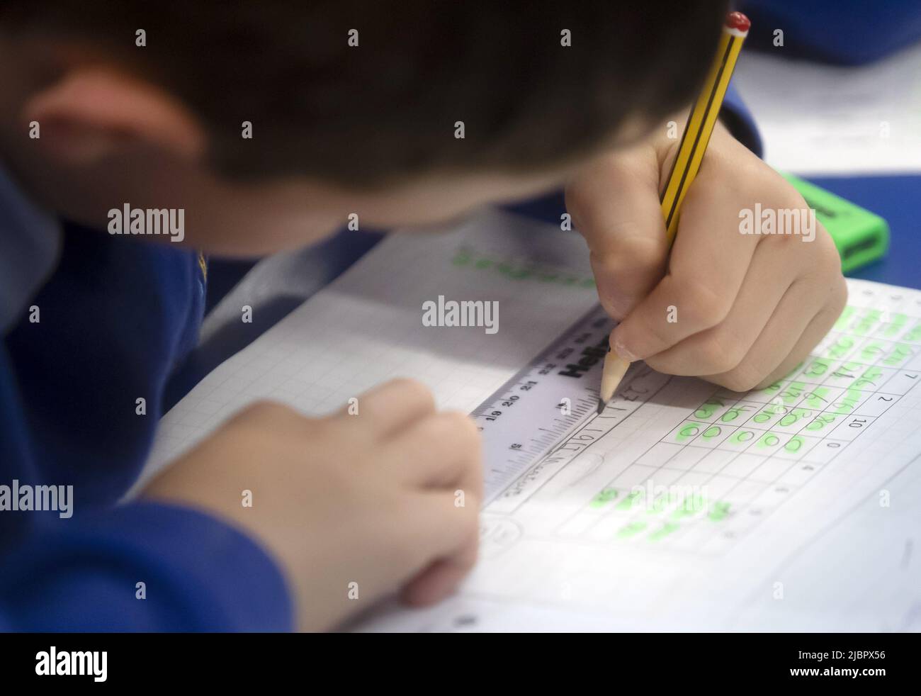 File photo dated 27/11/19 of a child during a Year 5 class at a primary school, as Teachers in Dundee are to go on strike in protest at the council pushing ahead with a structure change which a union has warned would cause 'long-term damaging consequences' for education in the city. Stock Photo