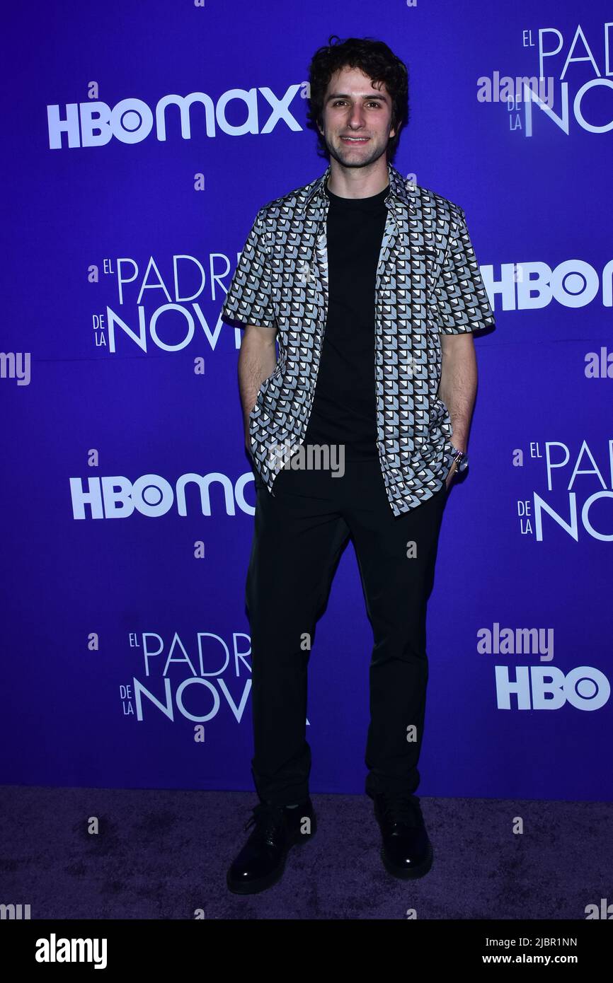 Mexico City, Mexico City, Mexico. 7th June, 2022. June 7, 2022, Mexico City, Mexico: Dario Yazbek Bernal attends at violet carpet of 'Father of the Bride' screening launch at Hacienda de los Morales. On Jun 7, 2022 in Mexico City, Mexico. (Credit Image: © Carlos Tischler/eyepix via ZUMA Press Wire) Stock Photo