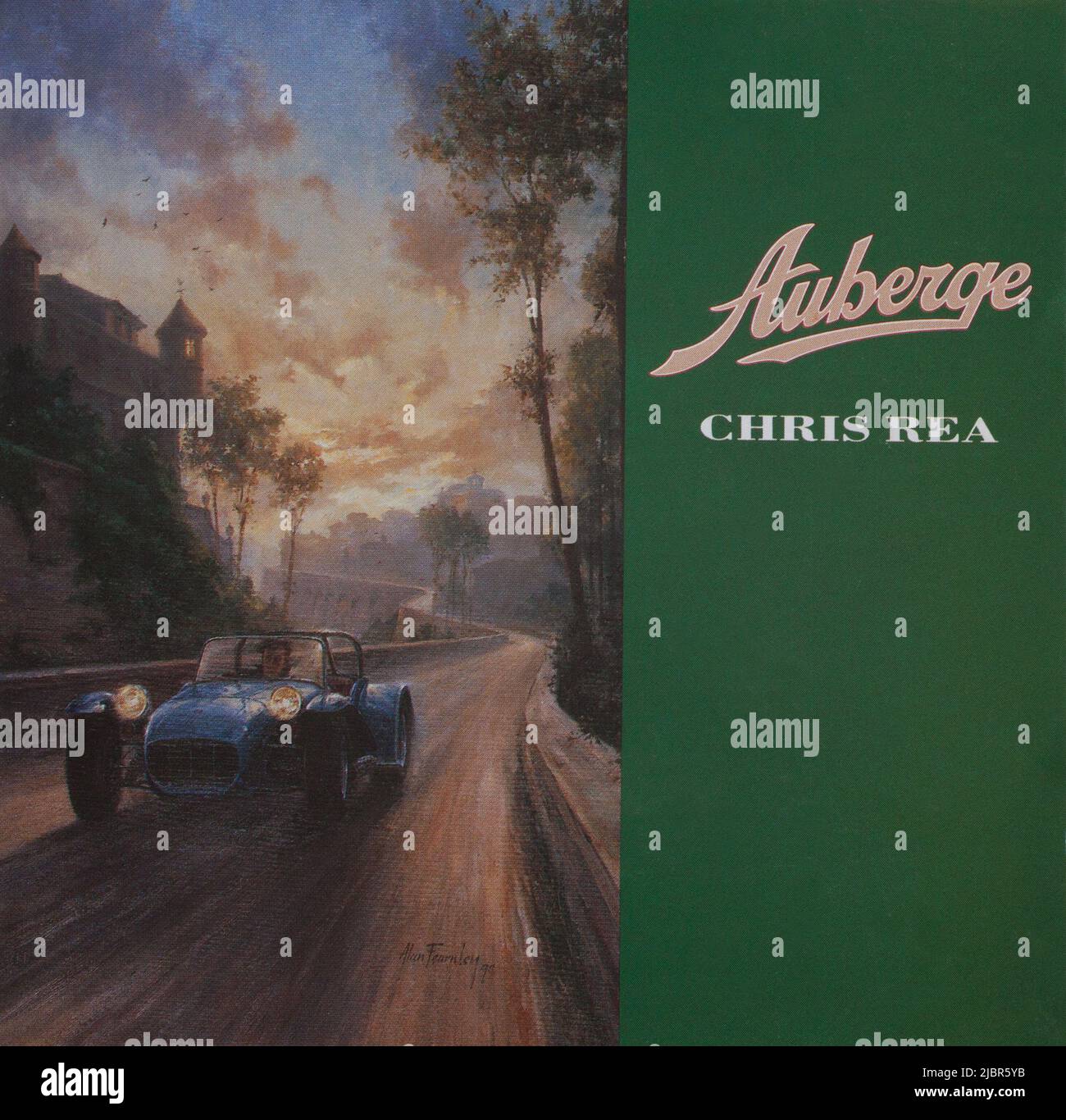 The cd album cover to, Auberge by Chris Rea Stock Photo Alamy