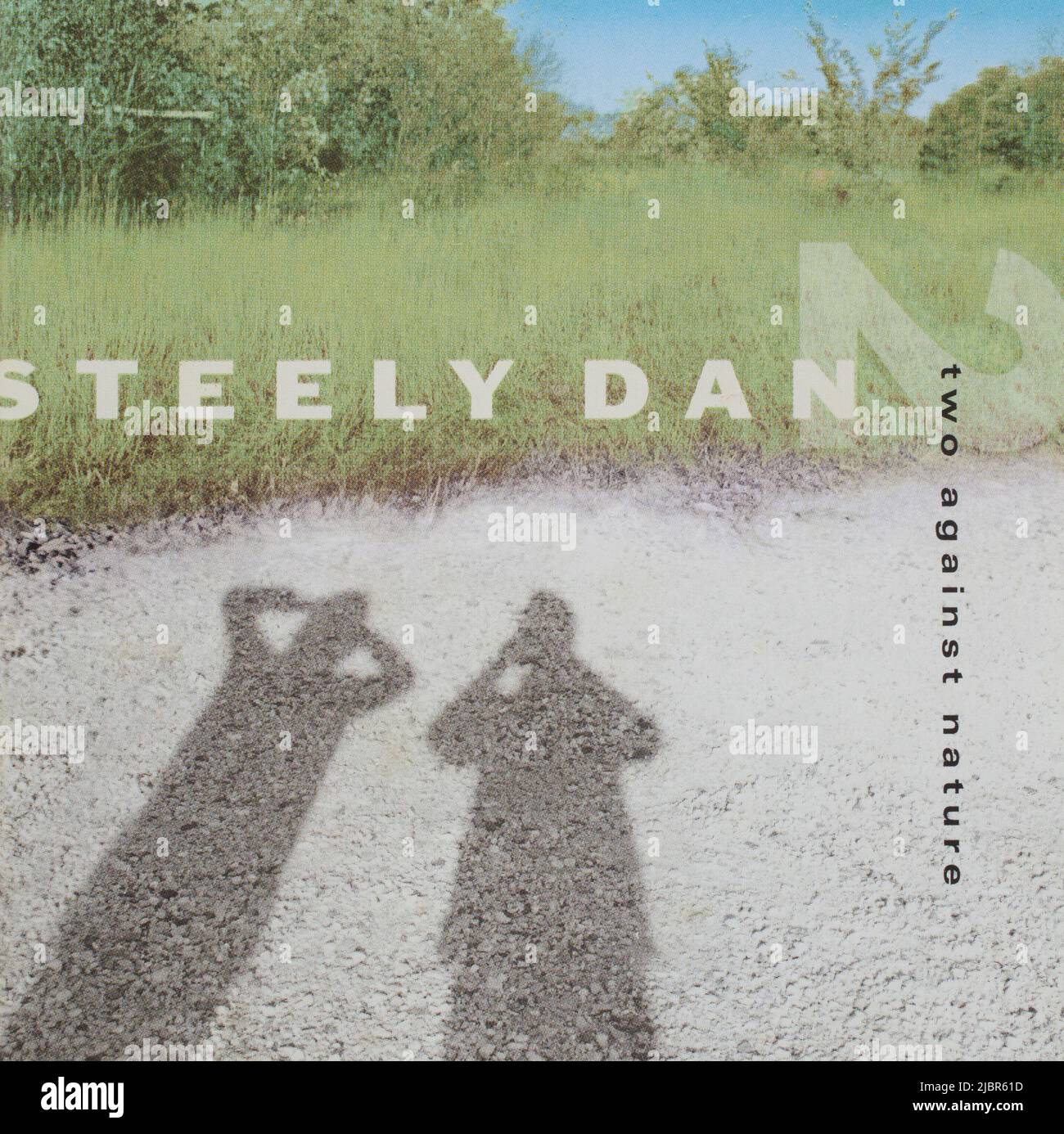 The cd album cover to, Two Against Nature by Steely Dan Stock Photo