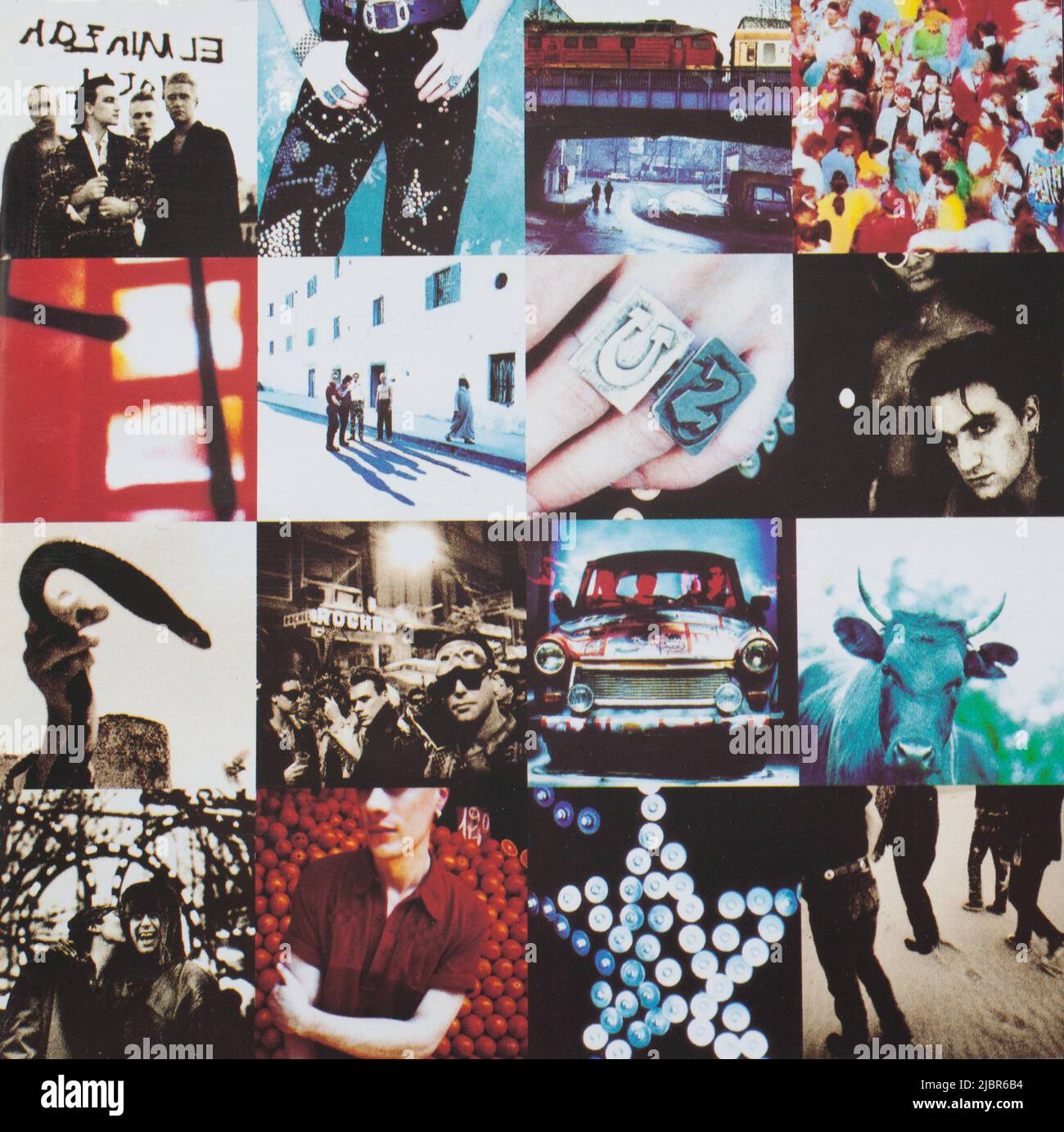 The cd album cover to, Achtung Baby by U2 Stock Photo