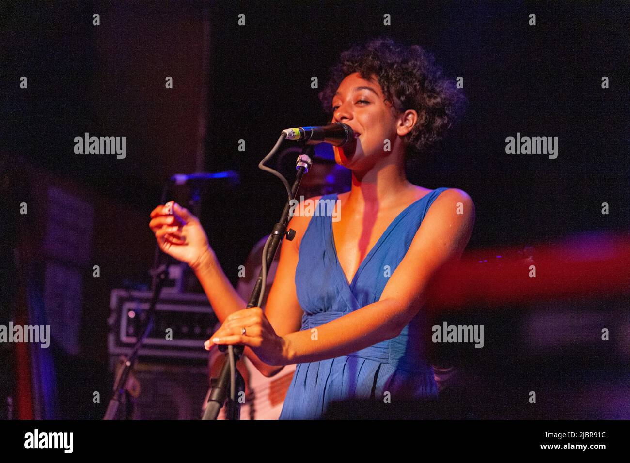 Corinne Bailey Rae performing at the Gypsy Tea Rooms 12th August 2006, Deep Ellum, Dallas, Texas, United States of America. Stock Photo