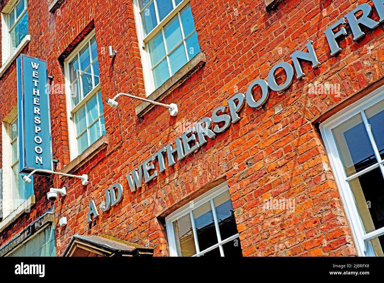 The Waterhouse, A JD Wetherspoons Pub, Manchester, England Stock Photo