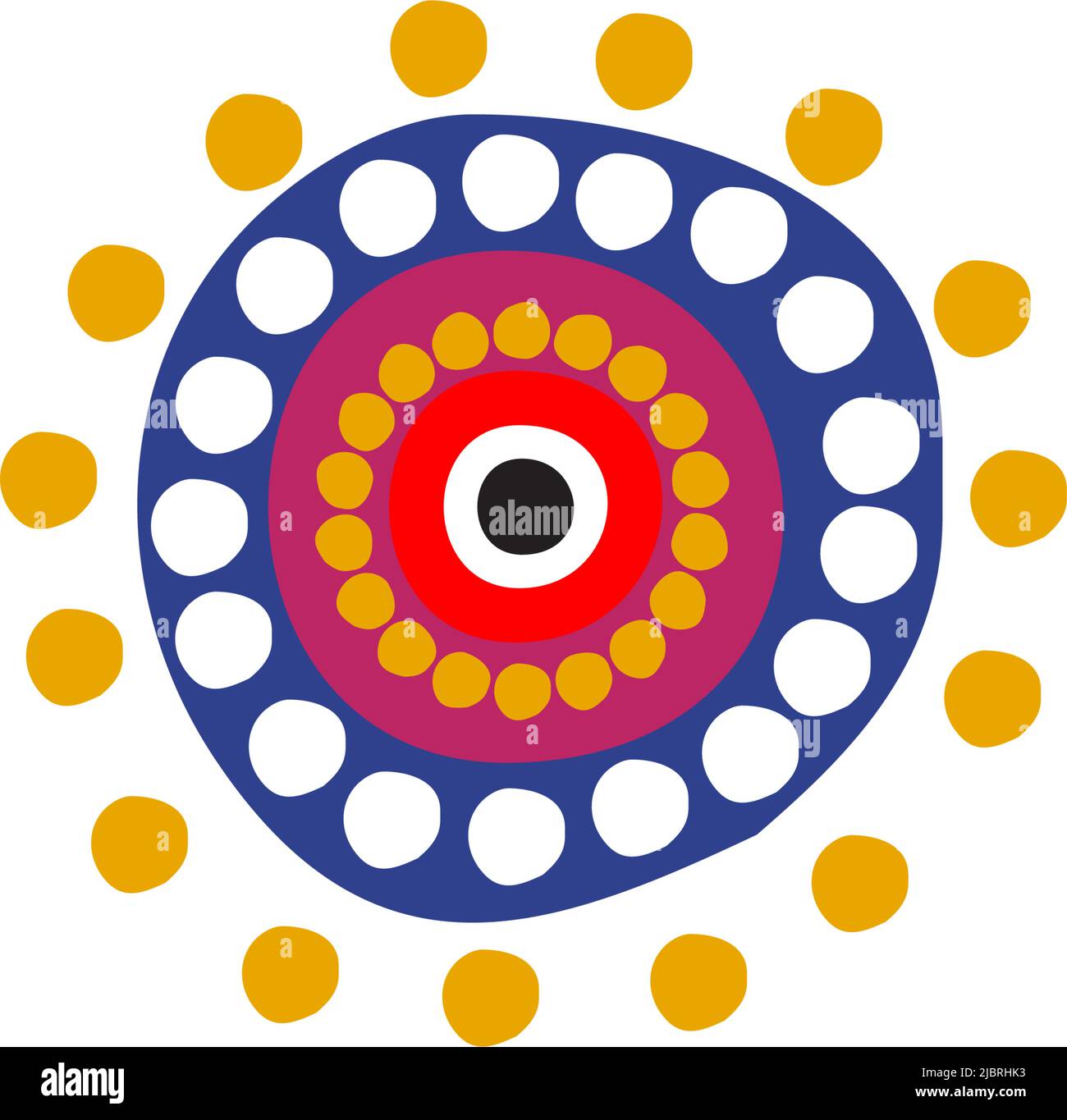 Aboriginal art icon design vector template Stock Vector Image & Art - Alamy