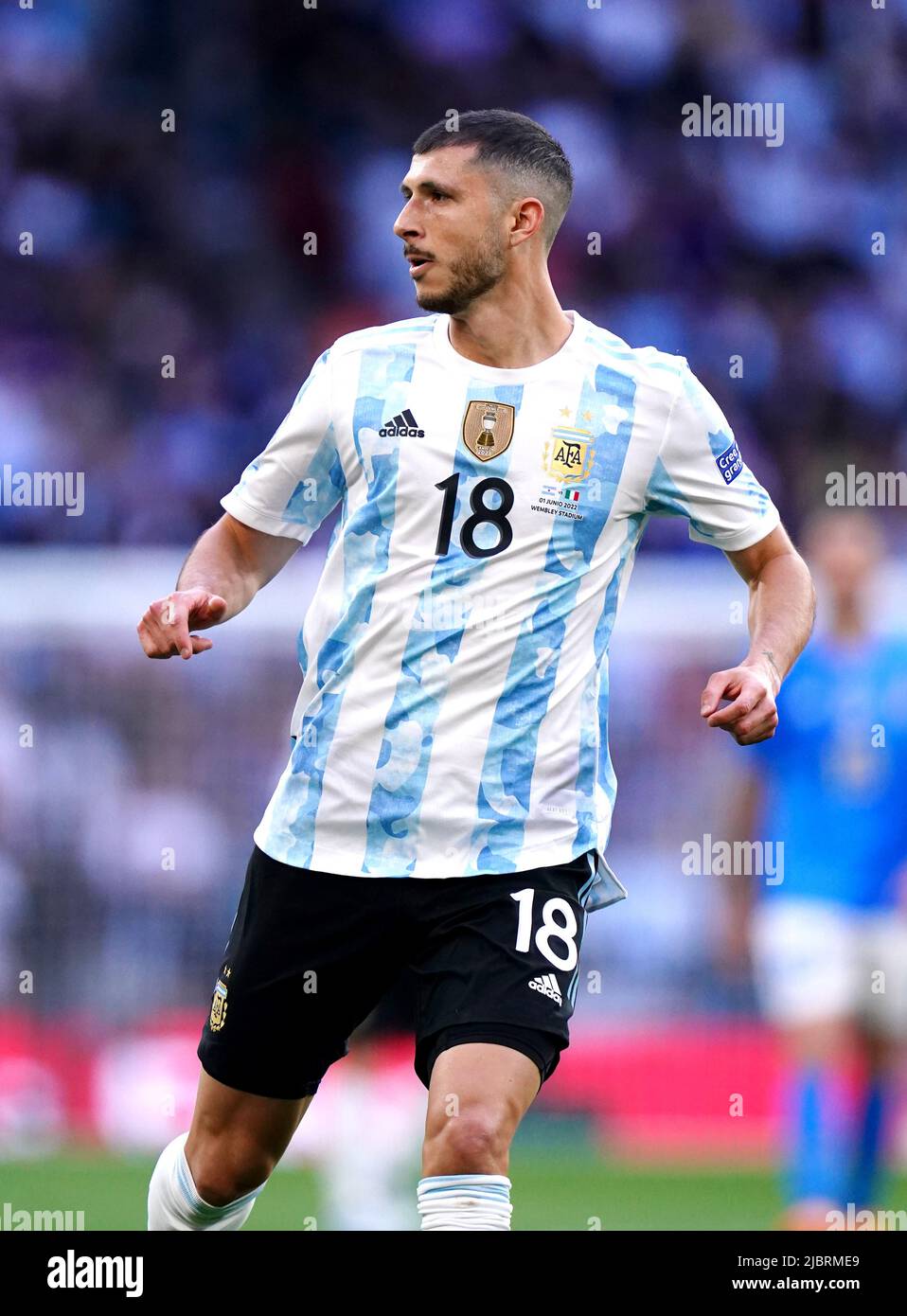 Argentina's Guido Rodriguez during the Finalissima 2022 match at