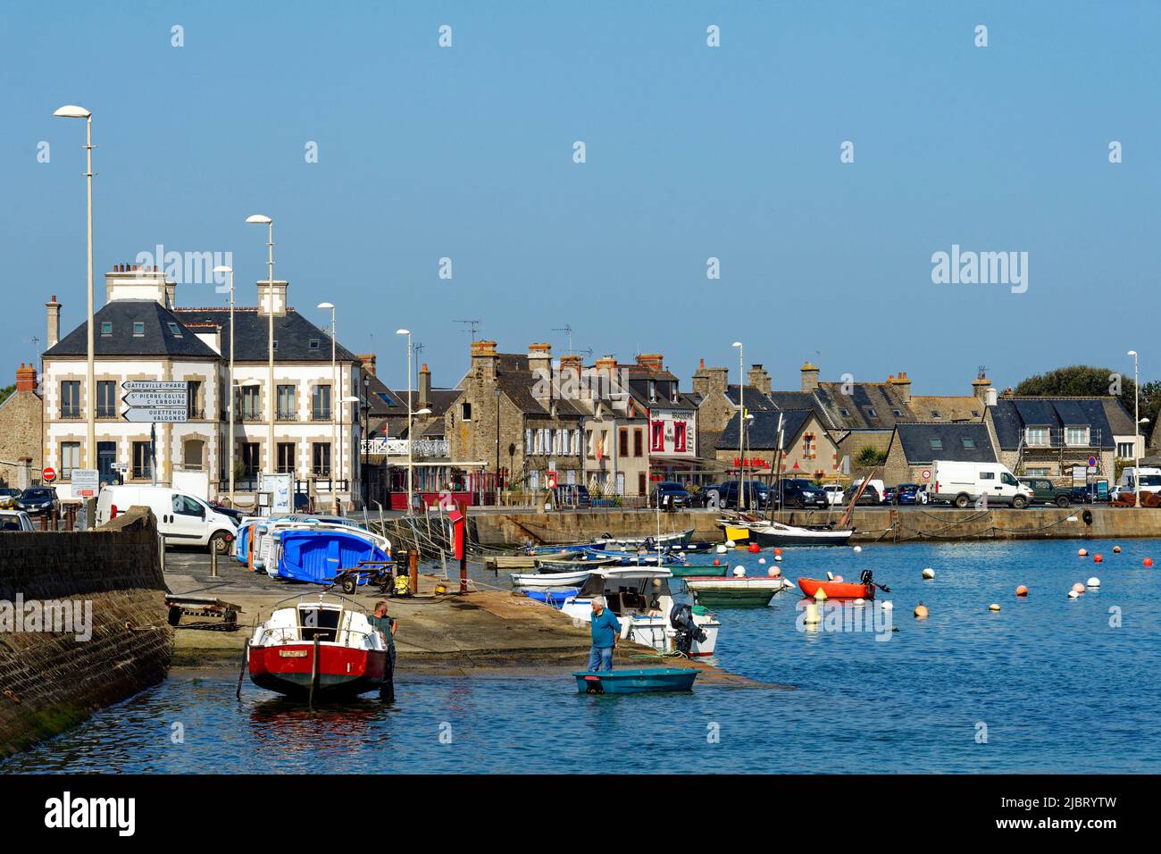 France, Manche, Cotentin, Barfleur, labeled Les Plus Beaux Villages de