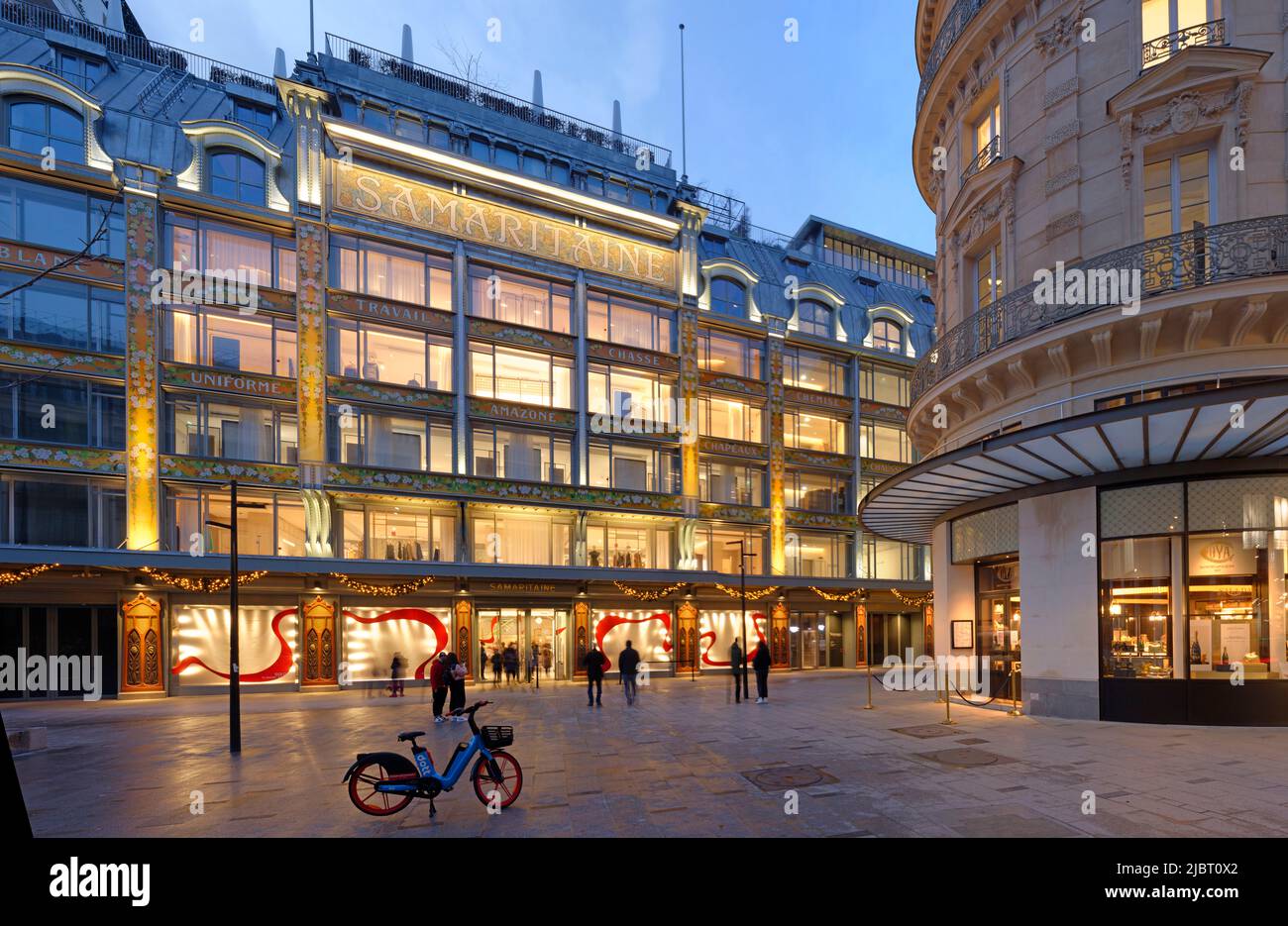 France, Paris, La Samaritaine department store Stock Photo