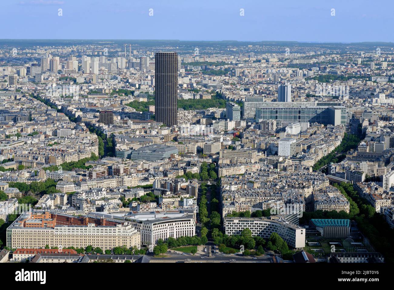 France, Paris, the Montparnasse Tower Stock Photo