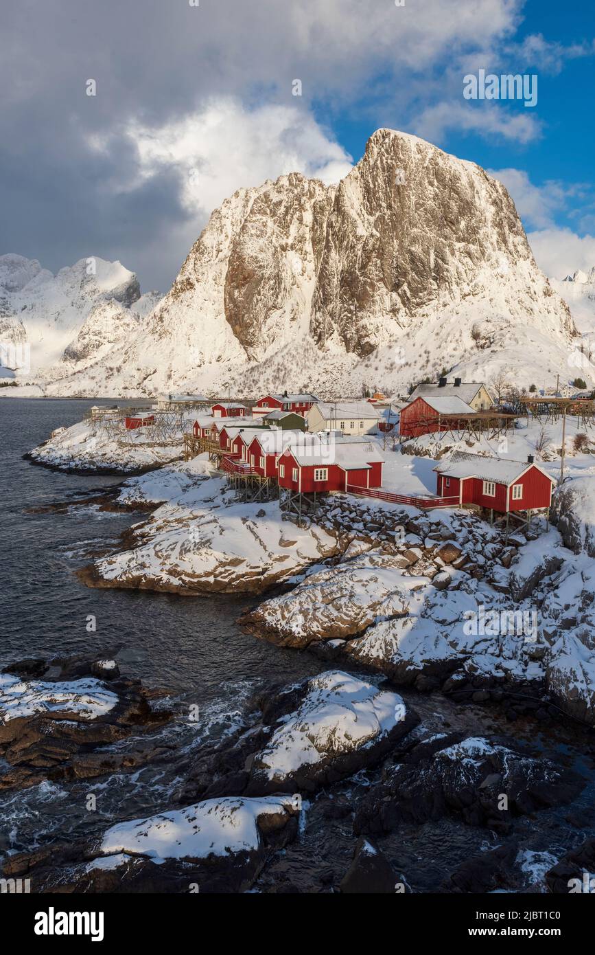 Norway, Nordland County, Lofoten Islands, Hamnoy Stock Photo
