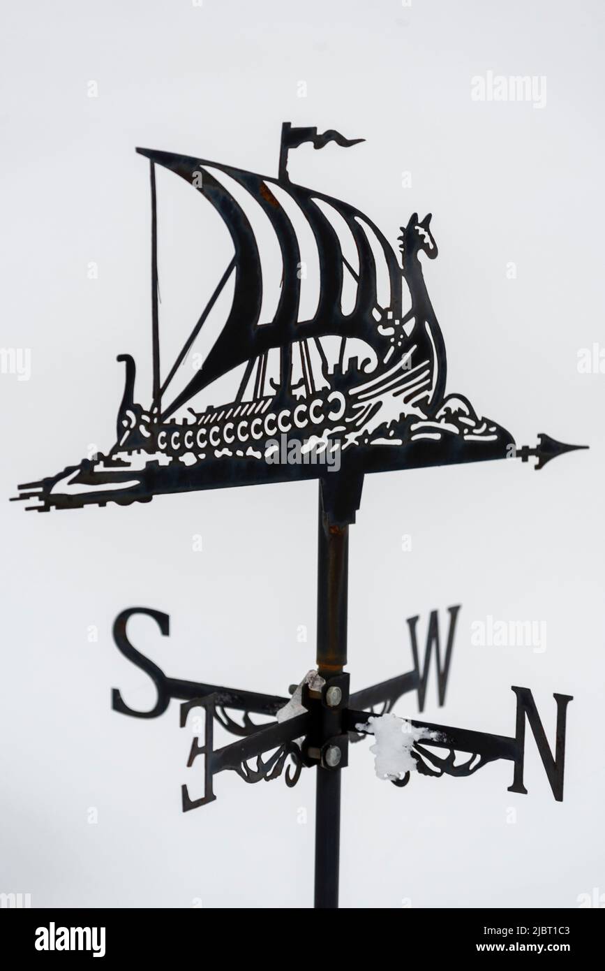 Norway, Nordland County, Lofoten Islands, Å, weathervane Stock Photo