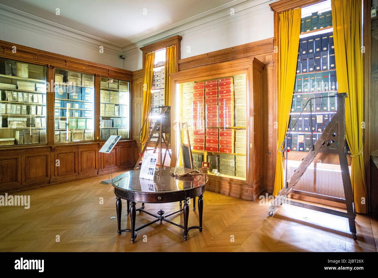 France, Paris, Marais district, the National Archives, Empire room Stock Photo