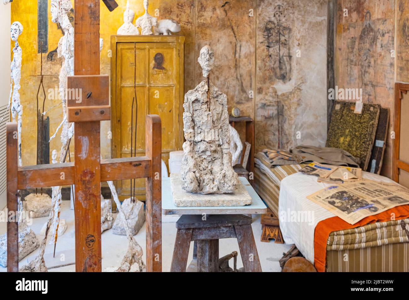 France, Paris, the Giacometti Institute Stock Photo