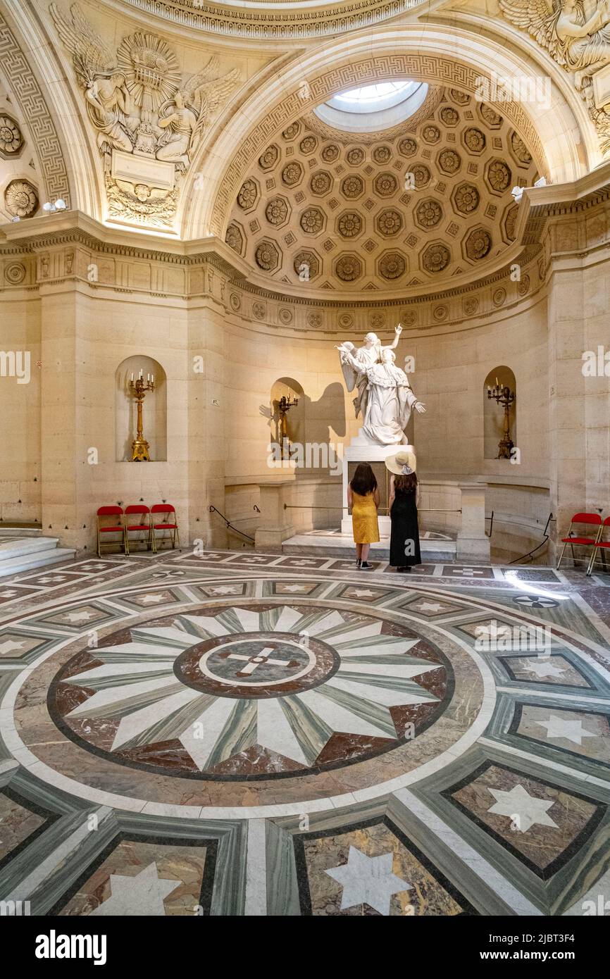 Statue Chapelle Expiatoire Marie-Antoinette – Résine Blanche, Sculpture Historique
