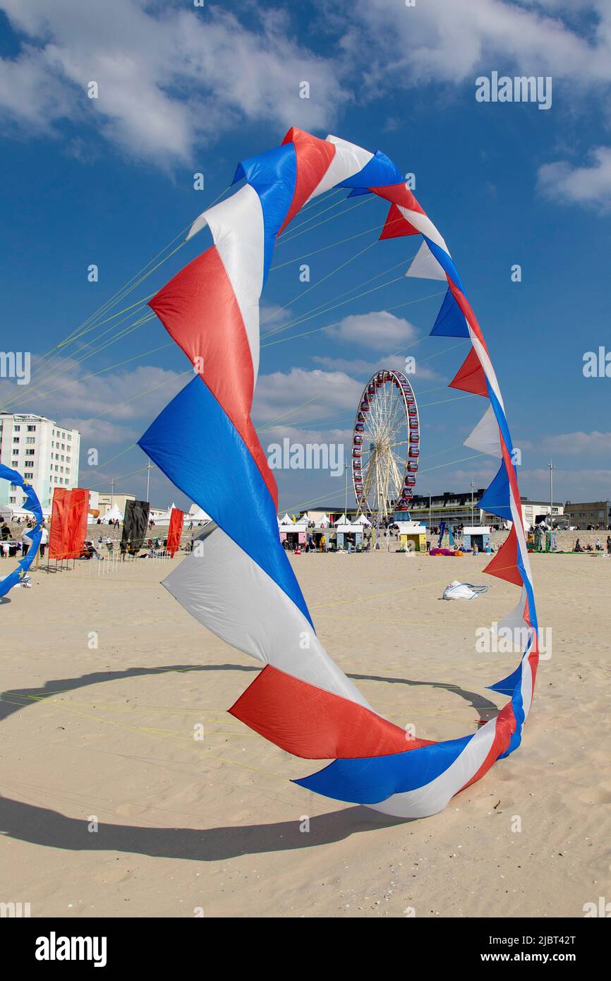 France, Pas de Calais, Berck sur Mer, Kite International Contest Stock Photo
