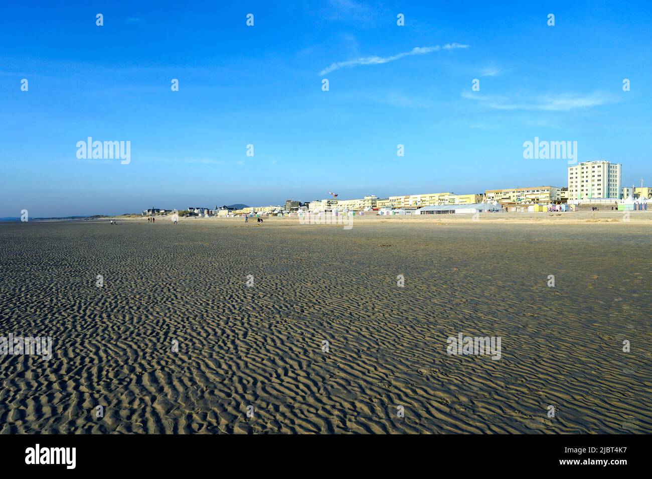 France, Pas de Calais, Berck, the beach Stock Photo