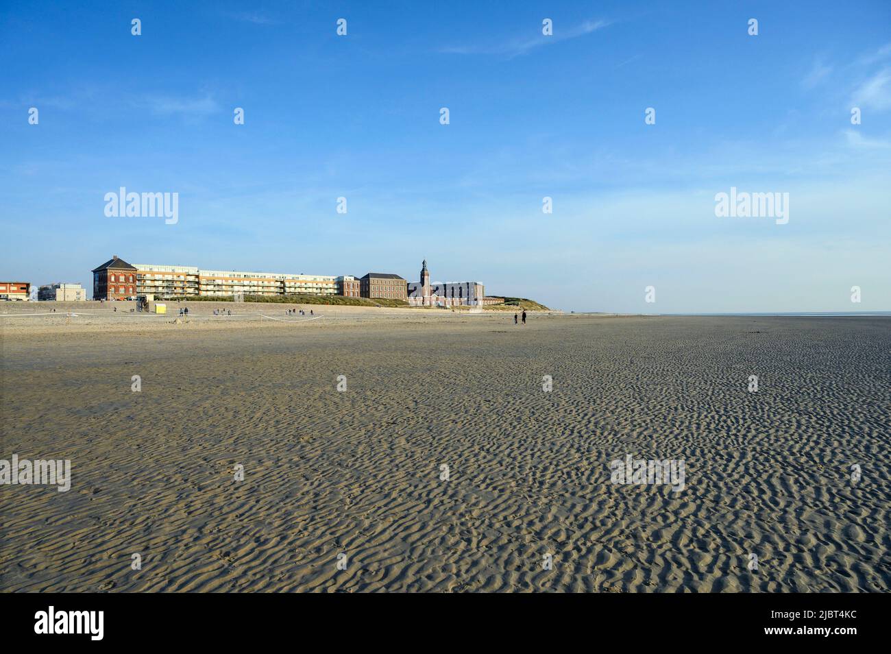 France, Pas de Calais, Berck, the beach Stock Photo