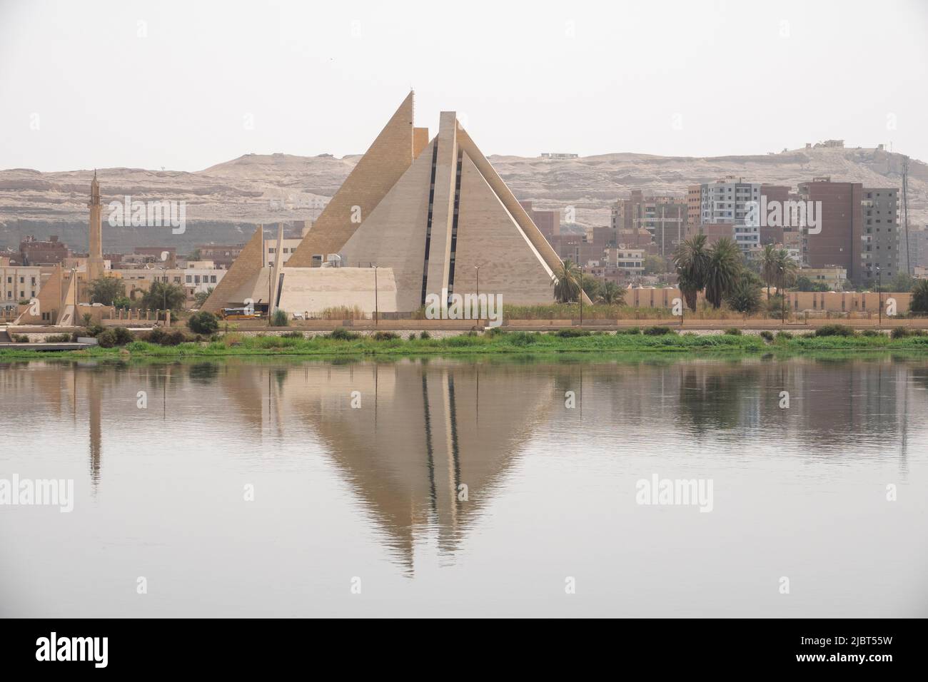 The Akhenaten Archaeological Museum in Minya, Middle Egypt. Stock Photo