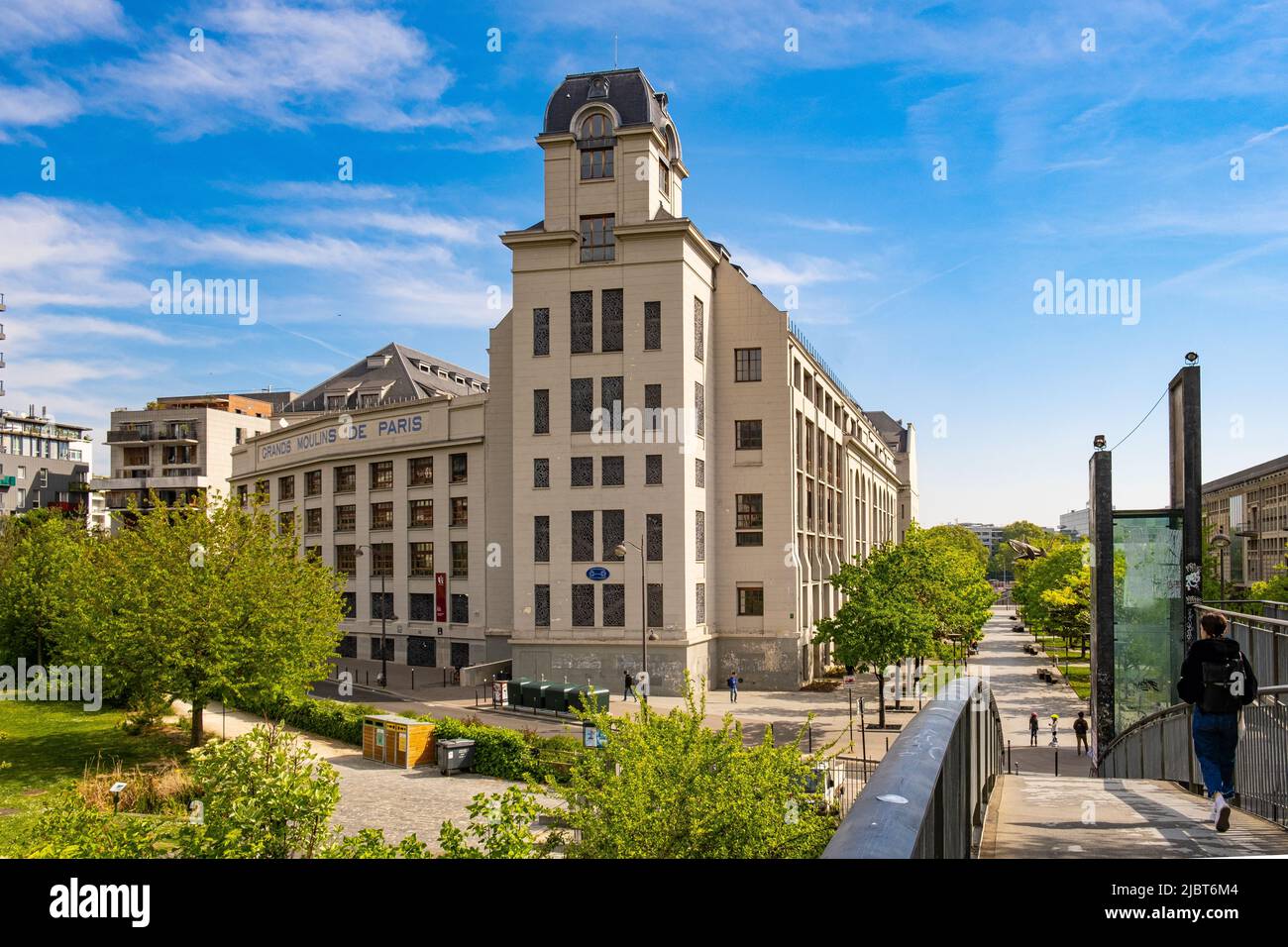 France, Paris, the Grands Moulins de Paris Stock Photo Alamy