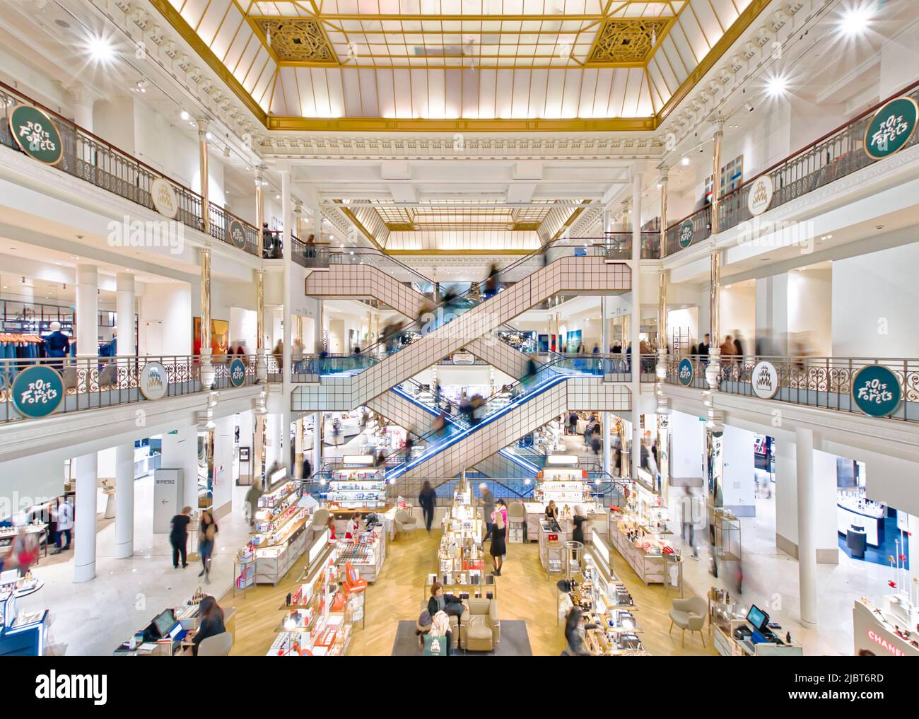 France, Paris, interior of the Bon Marché Rive Gauche store, luxury  shopping center Stock Photo - Alamy
