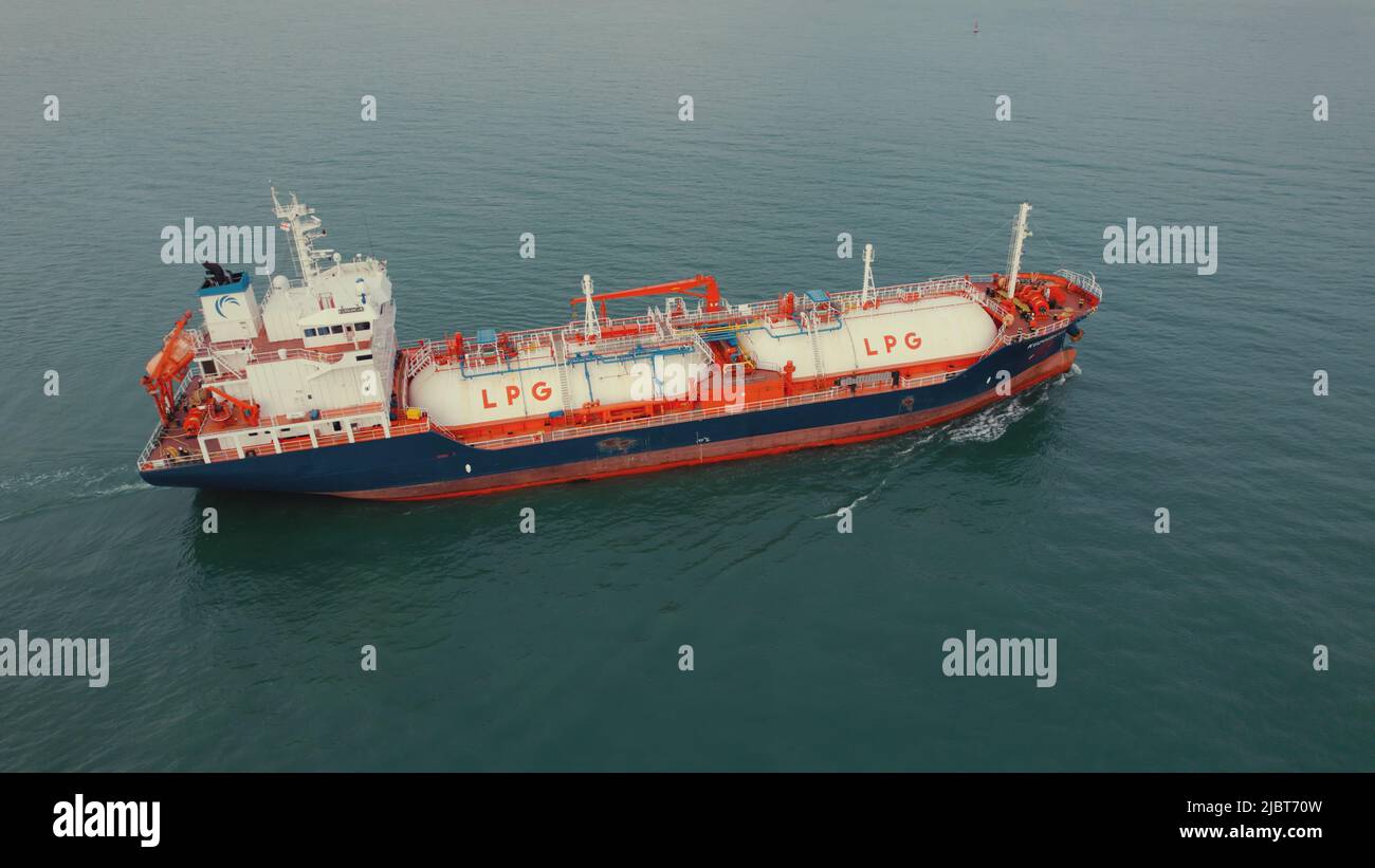 Ga Ship Examples LPG gas ship in Black Sea, Batumi, Adjara, Georgia. High quality photo ...