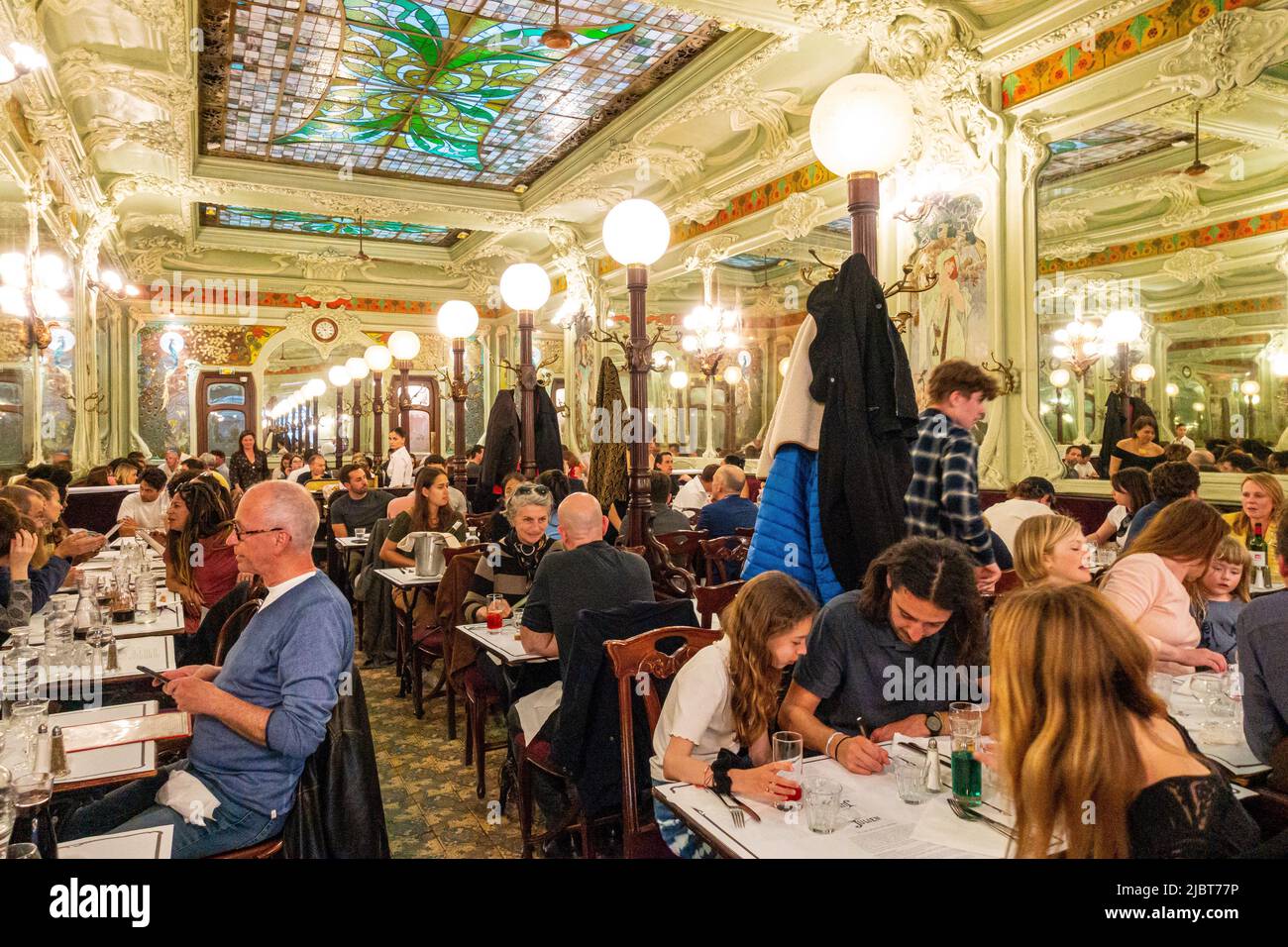 France, Paris, the brasserie or Bouillon Julien Stock Photo Alamy