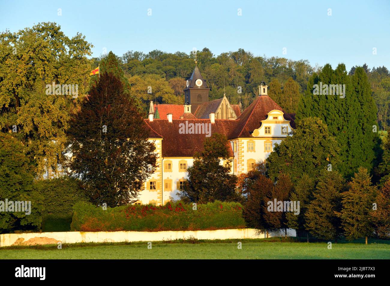 Germany, Bade Wurttemberg, Lake Constance (Bodensee), Salem, Castle and former Cistercian abbey of Salem Stock Photo