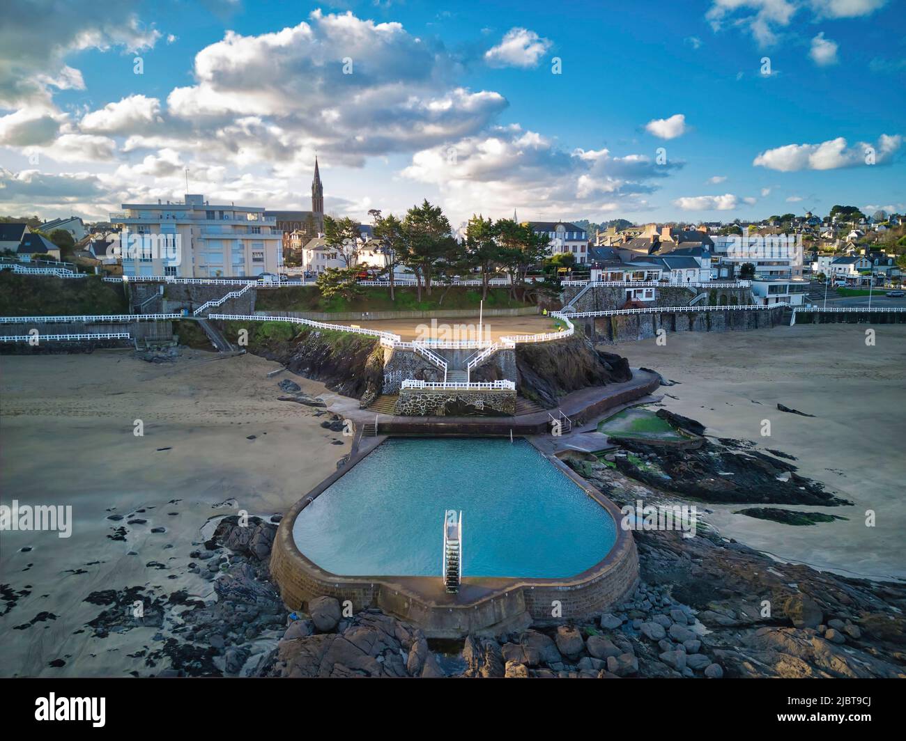 France, Côtes d'Armor, Bay of Saint Brieuc, Saint Quay Portrieux, the