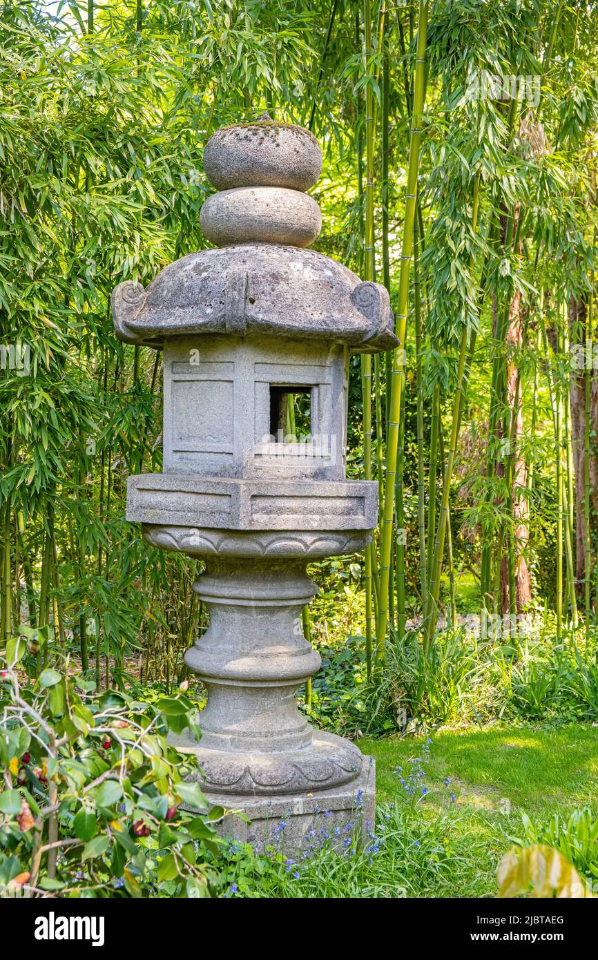 France, Hauts de Seine, Boulogne Billancourt, Albert Kahn departmental garden and museum, the contemporary Japanese garden Stock Photo