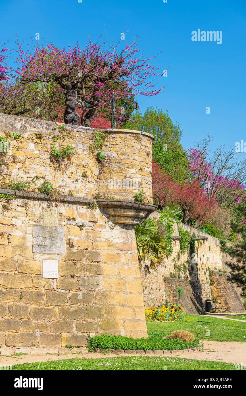 France, Ain, Trevoux, the ramparts of the medieval city Stock Photo - Alamy