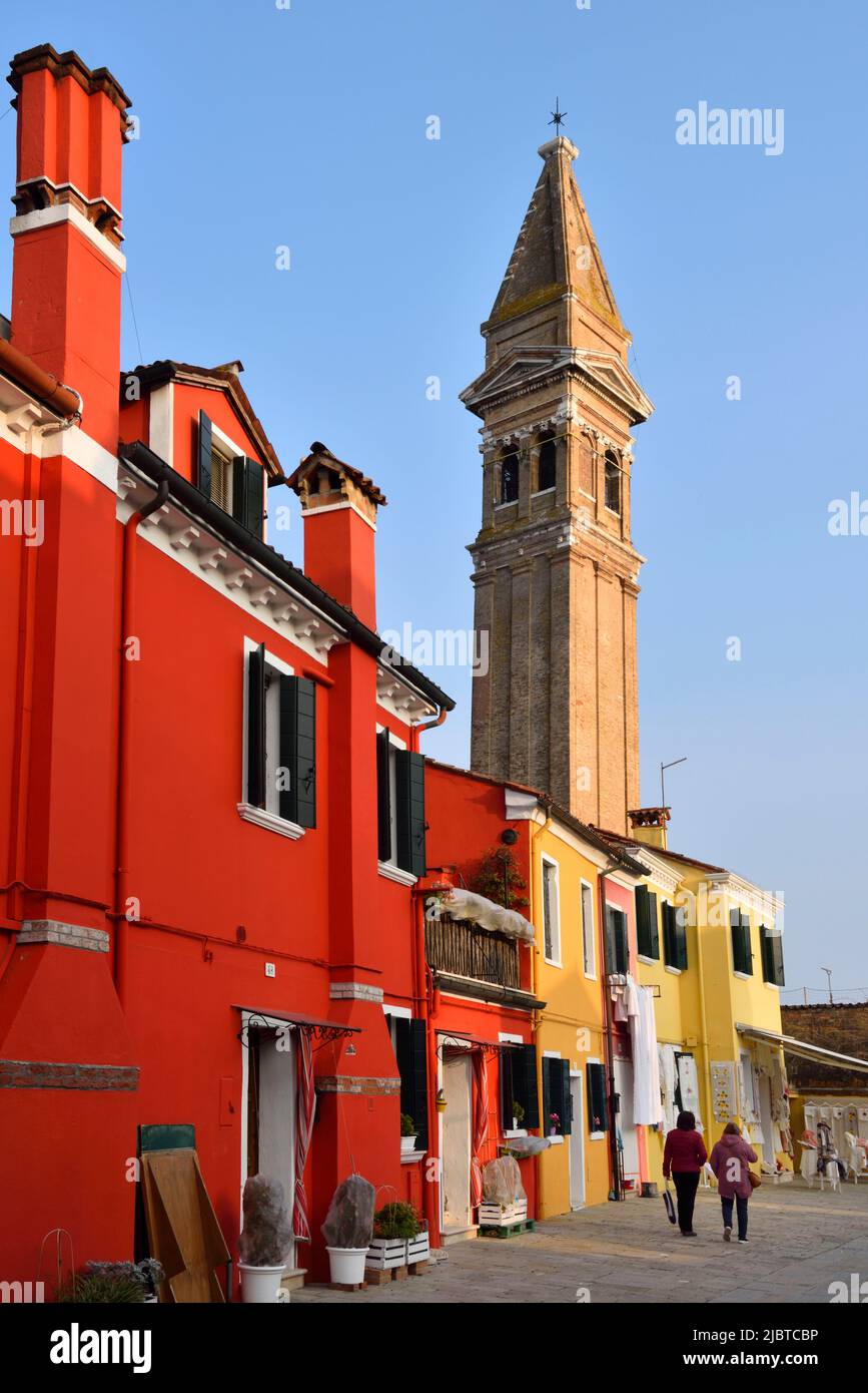 Italy, Venetia, Venice, listed as World Heritage by UNESCO, Burano Stock Photo