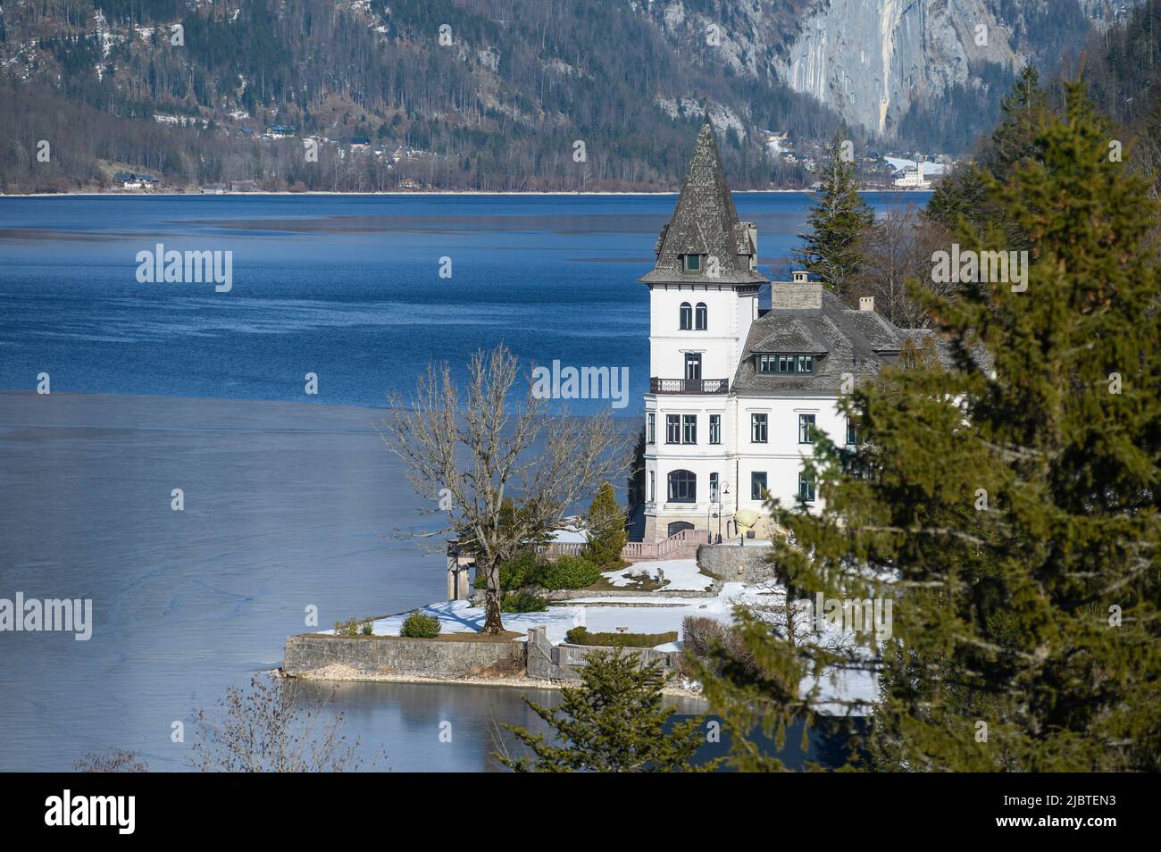 Austria, Ausseerland region, Grundlsee lake Stock Photo