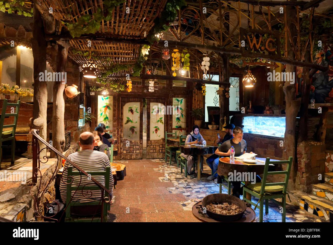 Egypt, Cairo, Downtown, Felfela restaurant Stock Photo Alamy