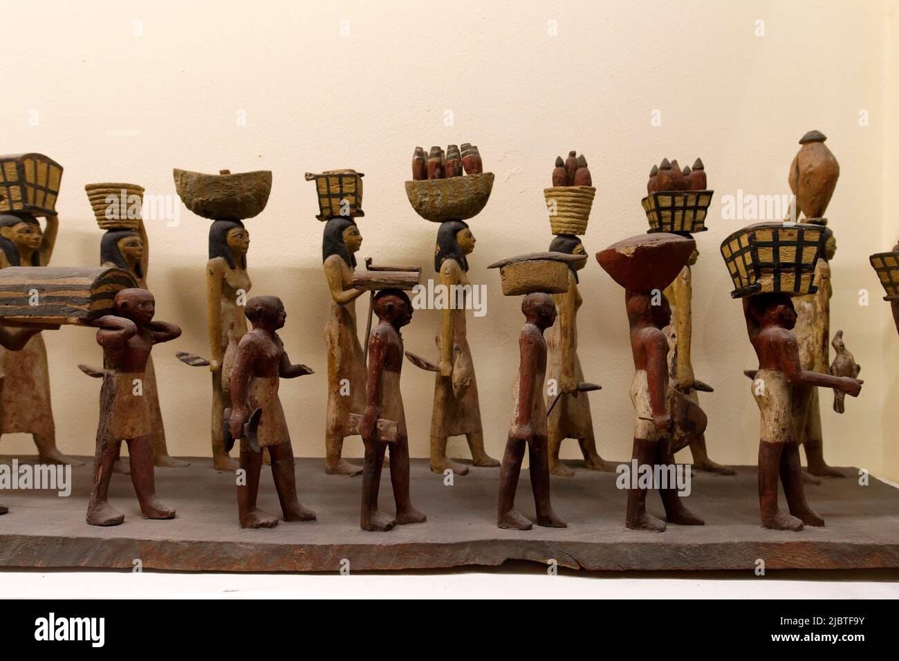 Egypt, Cairo, downtown, Egyptian museum of Cairo, funeral procession