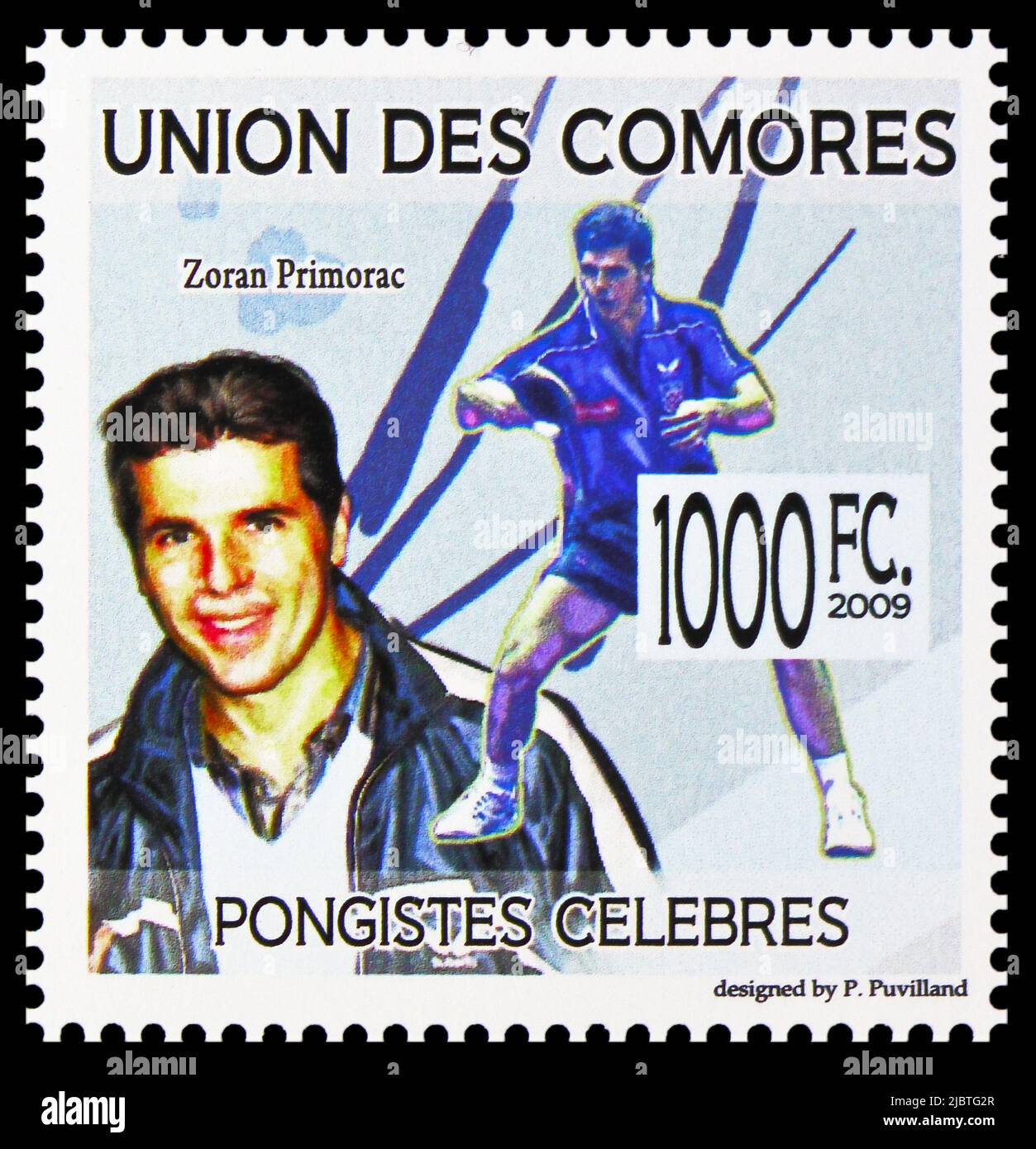 MOSCOW, RUSSIA - MAY 20, 2022: Postage stamp printed in Comoros