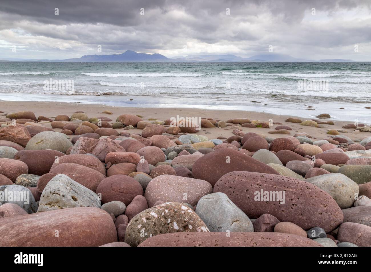 Mulranny Beach on the atlantic coast of County Mayo, Ireland Stock Photo