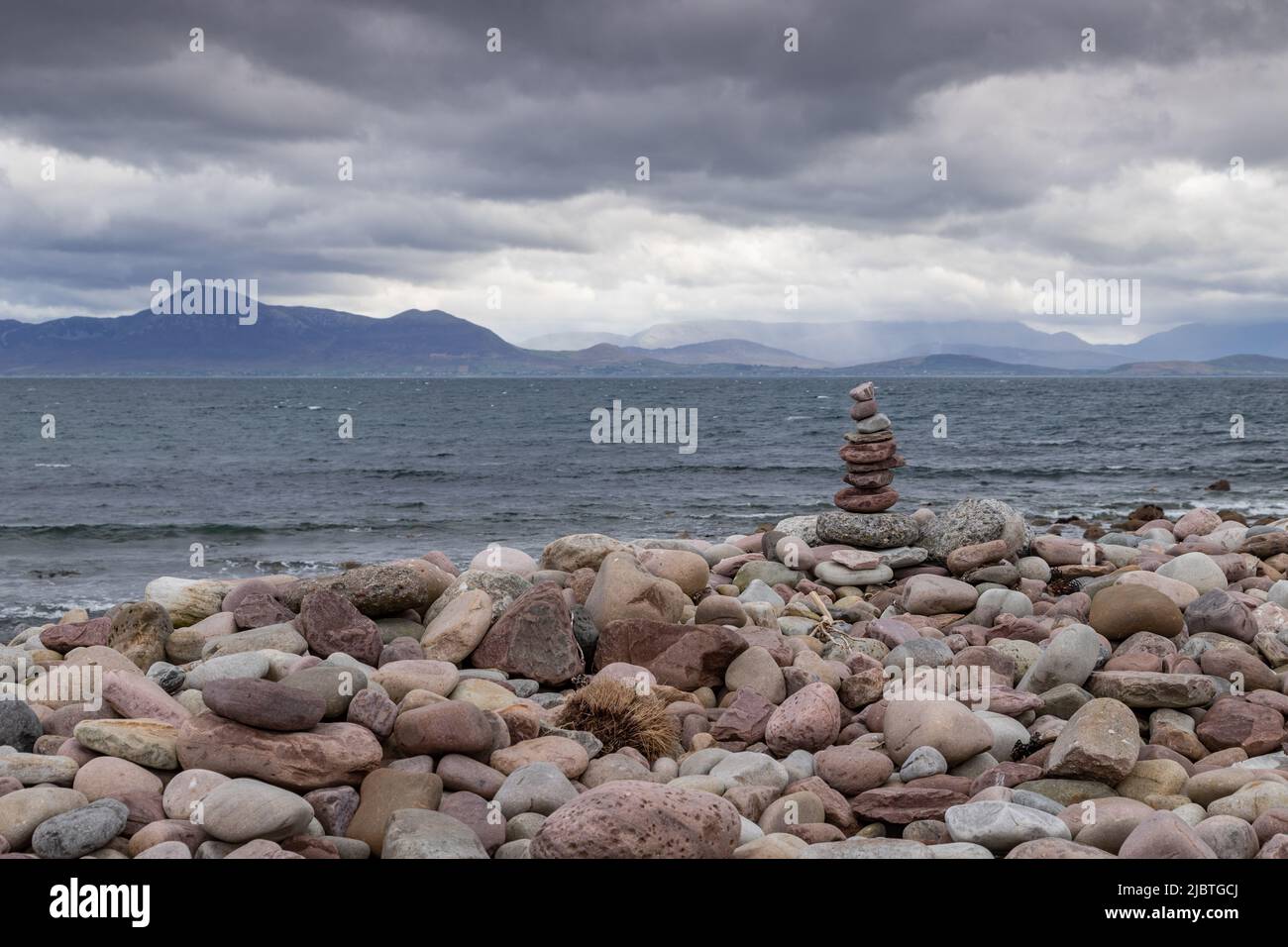 Mulranny Beach on the atlantic coast of County Mayo, Ireland Stock Photo