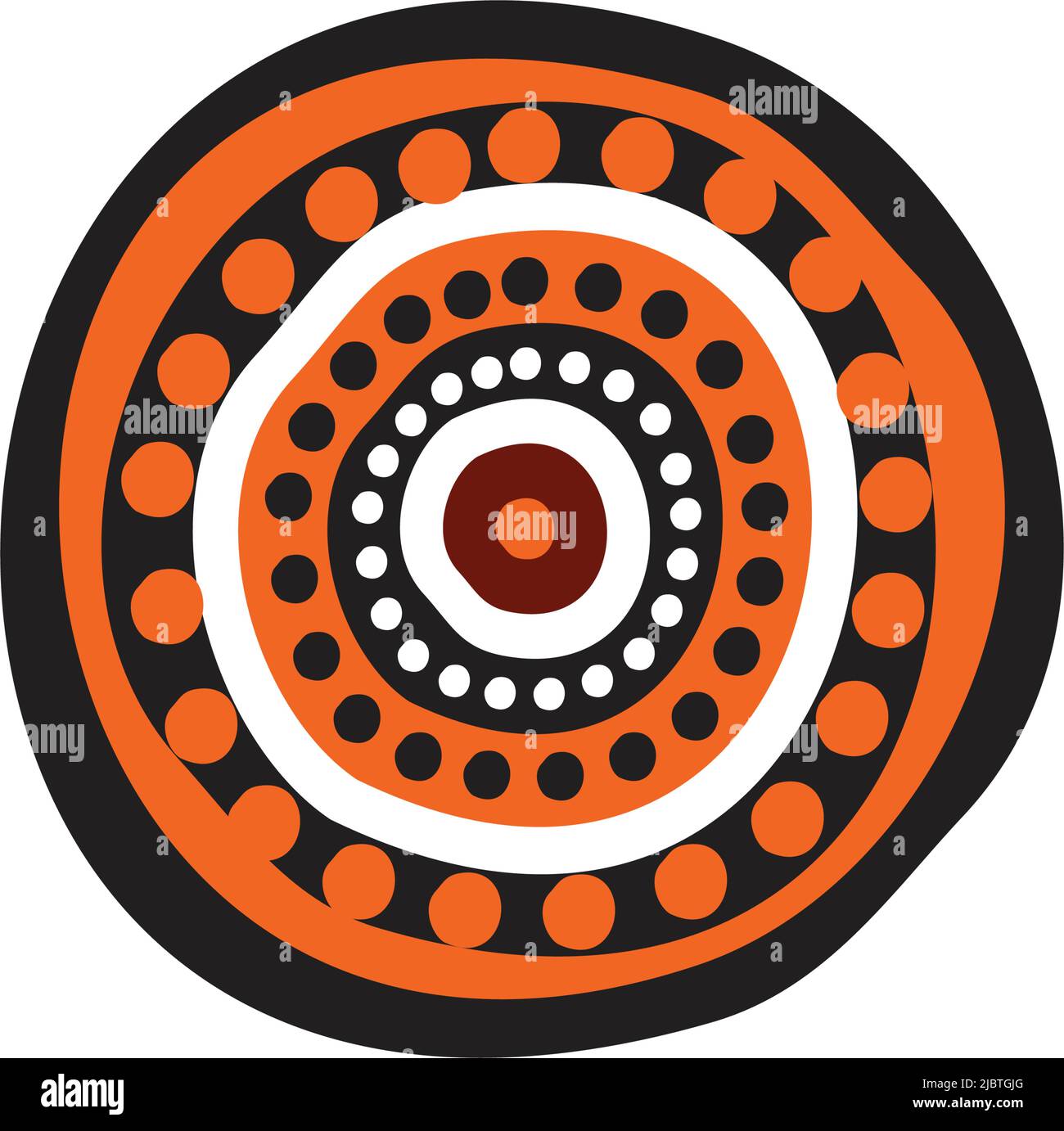 Aboriginal art icon design vector template Stock Vector Image & Art - Alamy