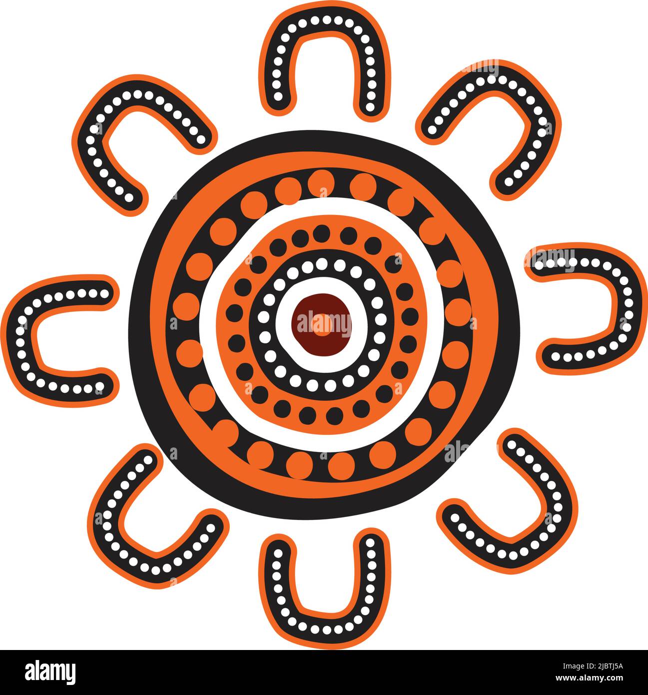Aboriginal art icon design vector template Stock Vector Image & Art Alamy — free download